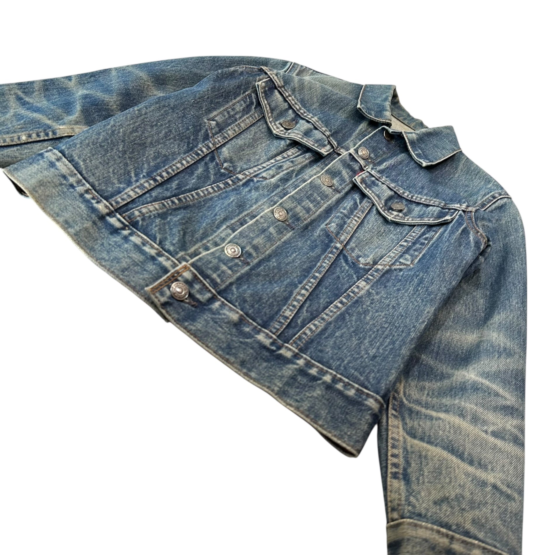 Levi's(リーバイス) 60's 70505 Tracker Denim Jacket 4th トラッカー デニム ジャケット 表記無(XS程度) インディゴ 推定60年代 ヴィンテージ