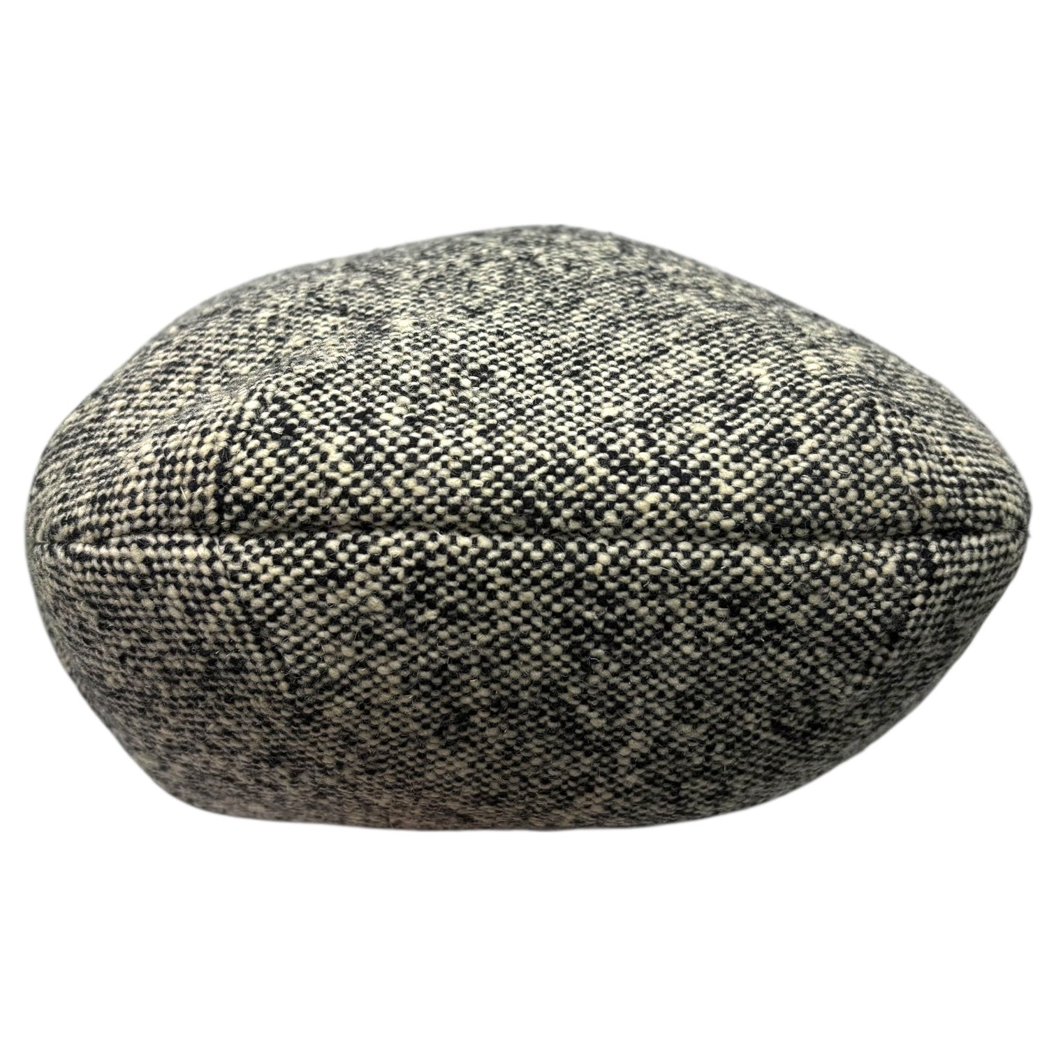 COMME des GARCONS JUNYA WATANABE(コムデギャルソンジュンヤワタナベ) Tweed Quilted Single-Handle Handbag ツイード 中綿 ワンハンドル ハンド バッグ JK042040 ホワイト×ブラック