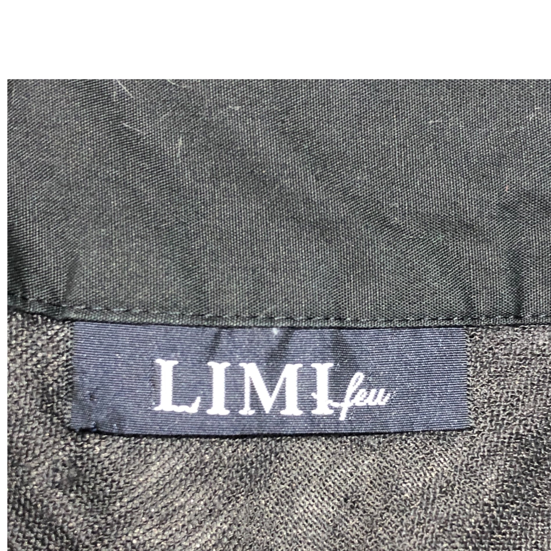 LIMI feu(リミフゥ) 15SS ホルターネック リネン ワンピース ドレス ノースリーブ サロペット キャミソール LU-T55-330 S グレー