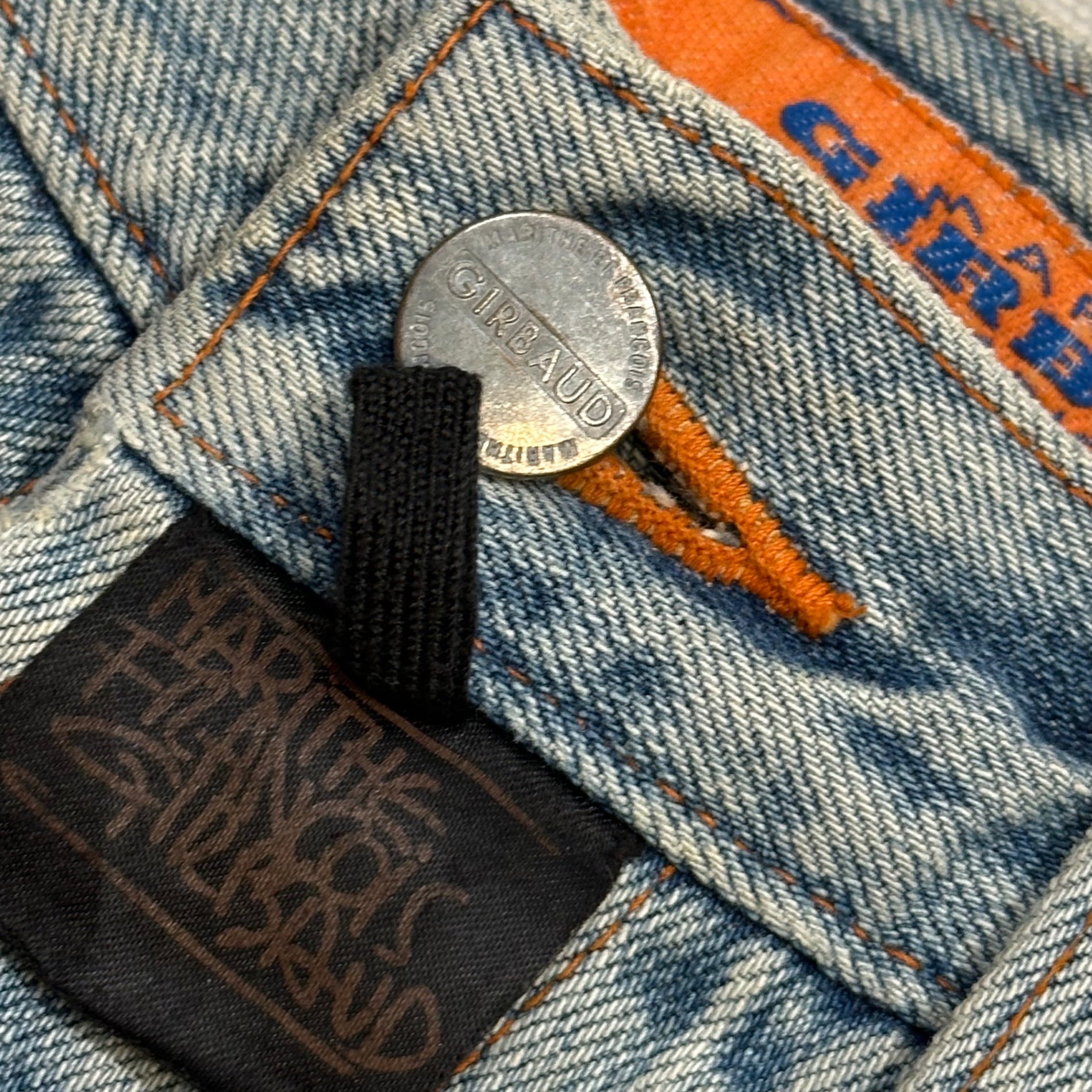 MARITHE FRANCOIS GIRBAUD(マリテフランソワジルボー) 90's Straight-Leg Denim Pants ストレート デニム パンツ L ライトインディゴ 90年代