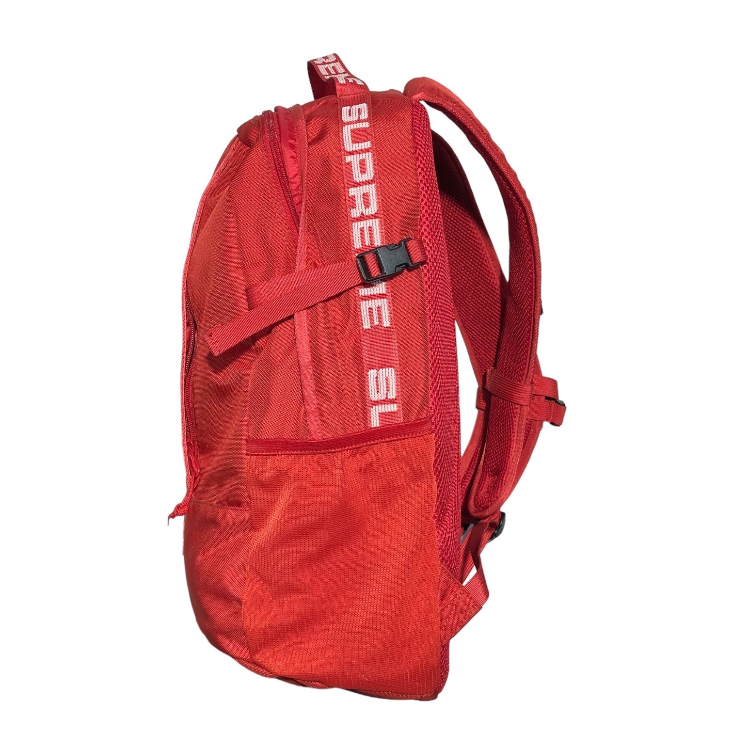 SUPREME(シュプリーム) 18SS LOGO BACKPACK ロゴ バックパック レッド リュック 鞄 バッグ