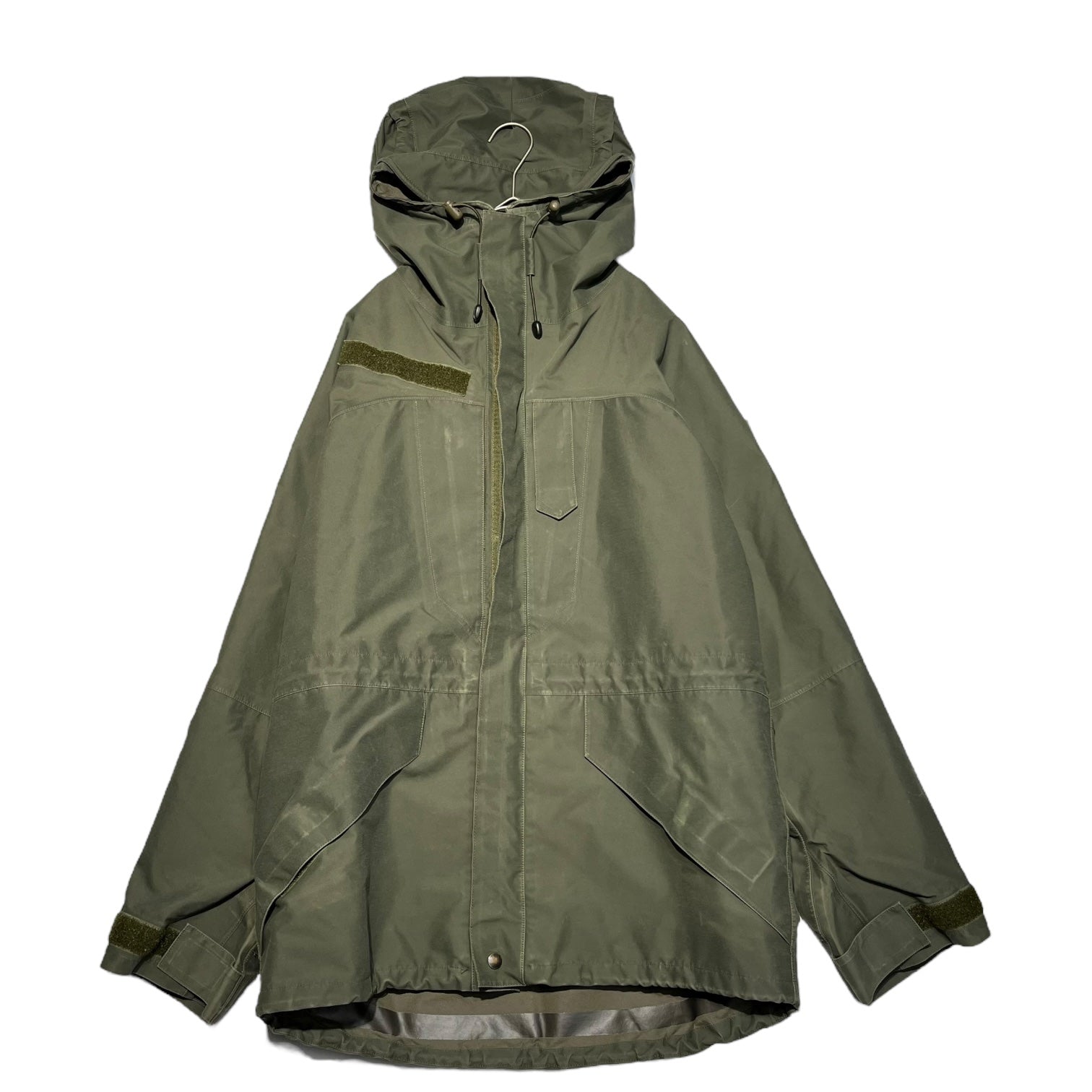 MILITARY(ミリタリー) Austrian Army Ripstop Gore-Tex Jacket オーストリア軍 リップストップ ゴアテックス ジャケット 88u.92 III/IV XL程度 カーキ