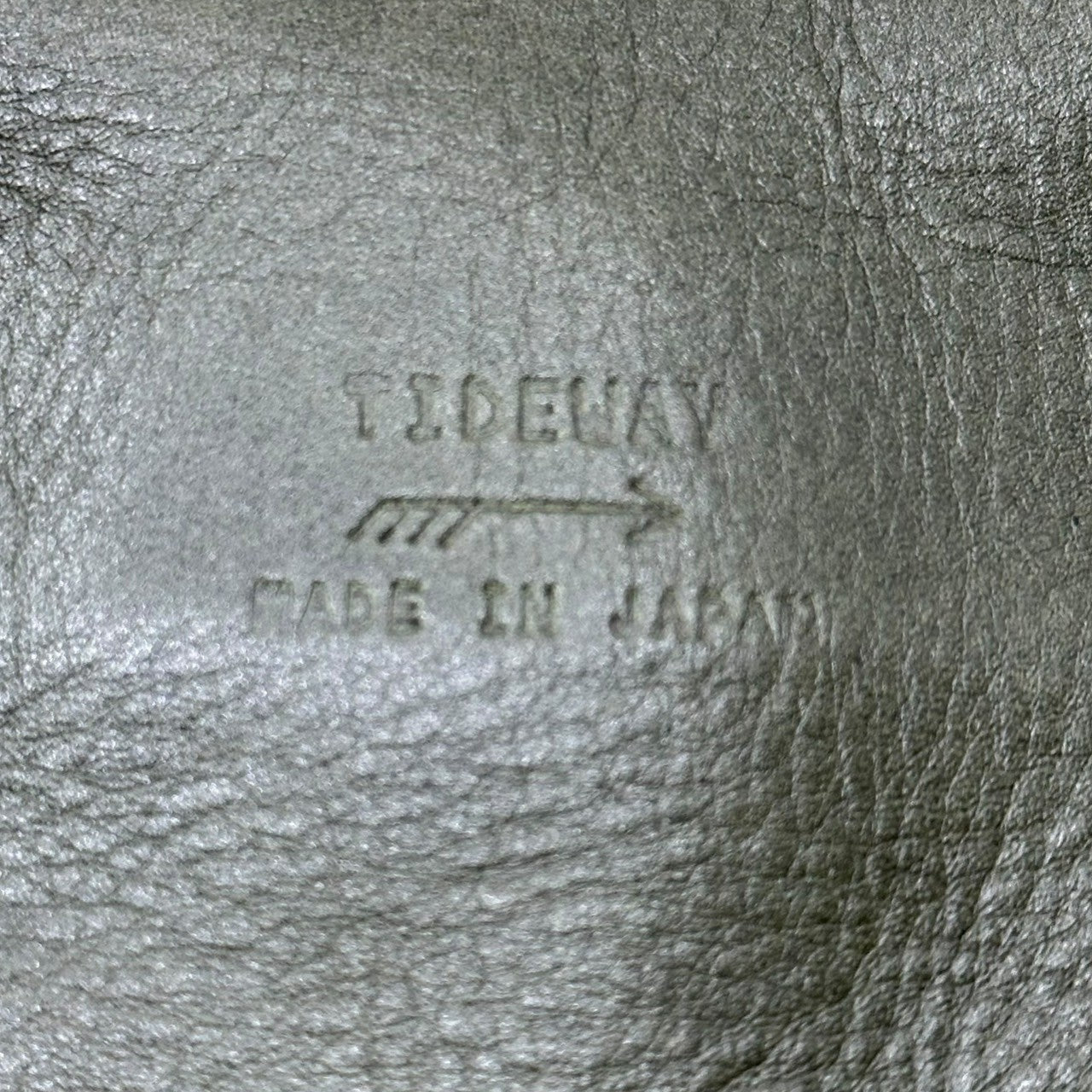 TIDEWAY(タイドウェイ) Leather Hand Bag レザー ハンド バッグ カーキ