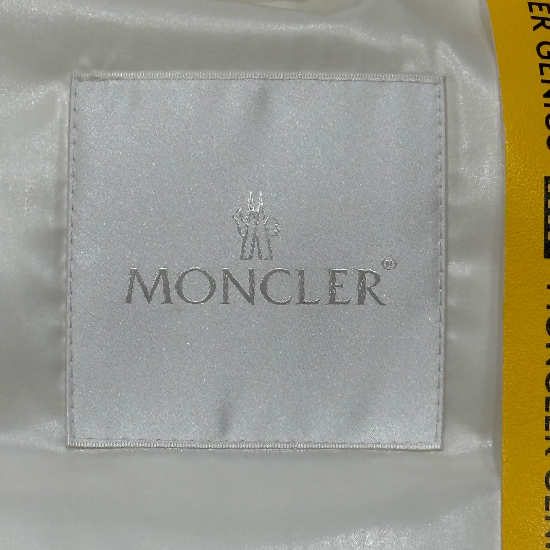 MONCLER(モンクレール) 2021SS PARK GILET パーク ロゴ ワッペン ダウン ベスト G10921A54500 3 イエロー