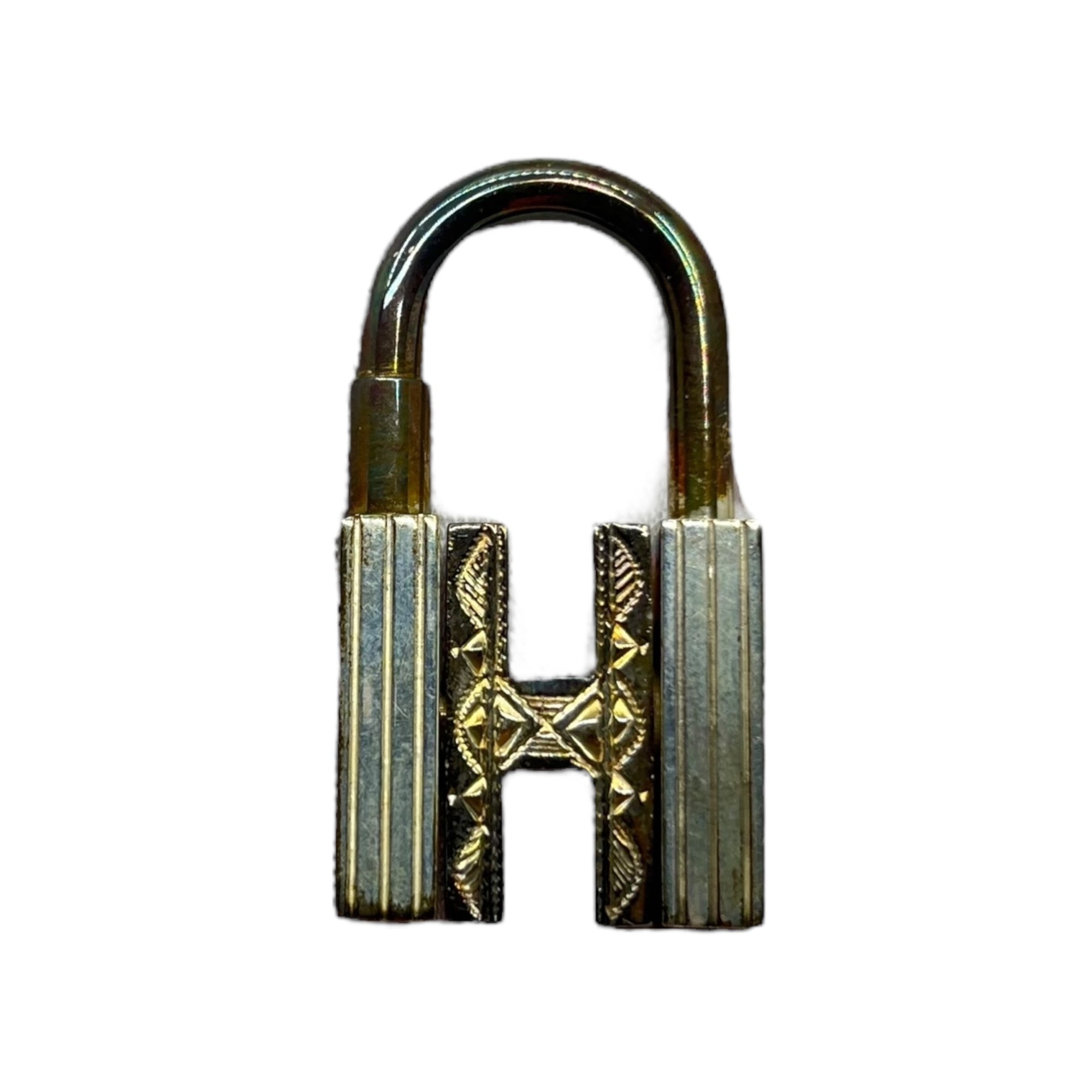 HERMES(エルメス) H motif Padlock Cadena Charm Hモチーフ 南京錠 カデナ チャーム シルバー 箱付 ペンダントトップにも