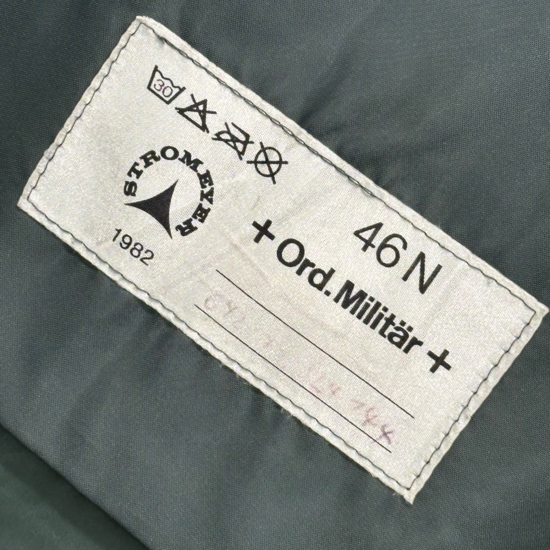 SWISS MILITARY(スイス軍) 80's Packsible Rain Coat パッカブル レイン コート 46(M程度) オリーブ 80年代 ヴィンテージ 1982年 ミリタリー チェスターコート