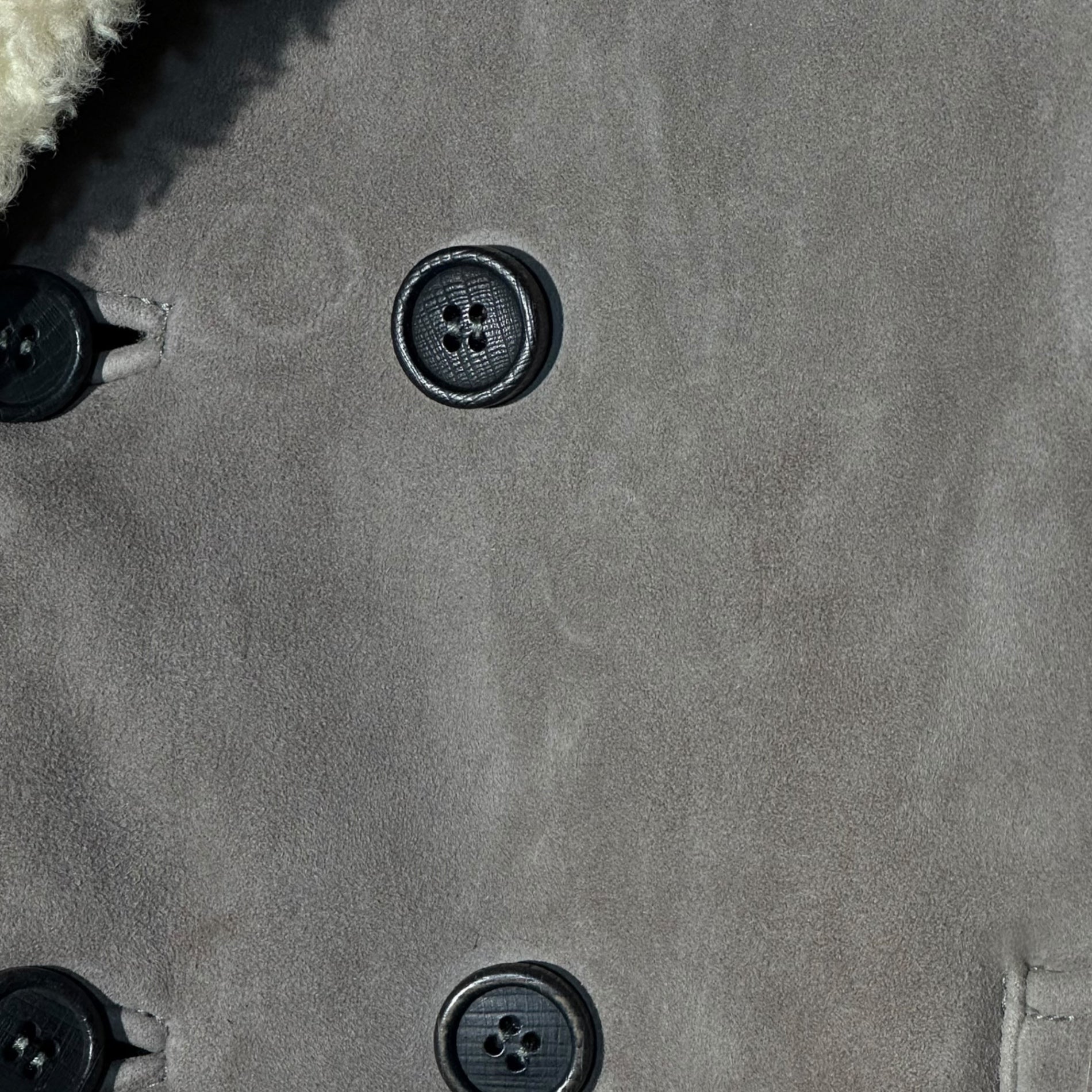 MEATPACKING D for Ron Herman (ミートパッキング・ディ フォー ロンハーマン) Mouton Boa Lunch Coat ムートン ボア ランチコート M グレージュ