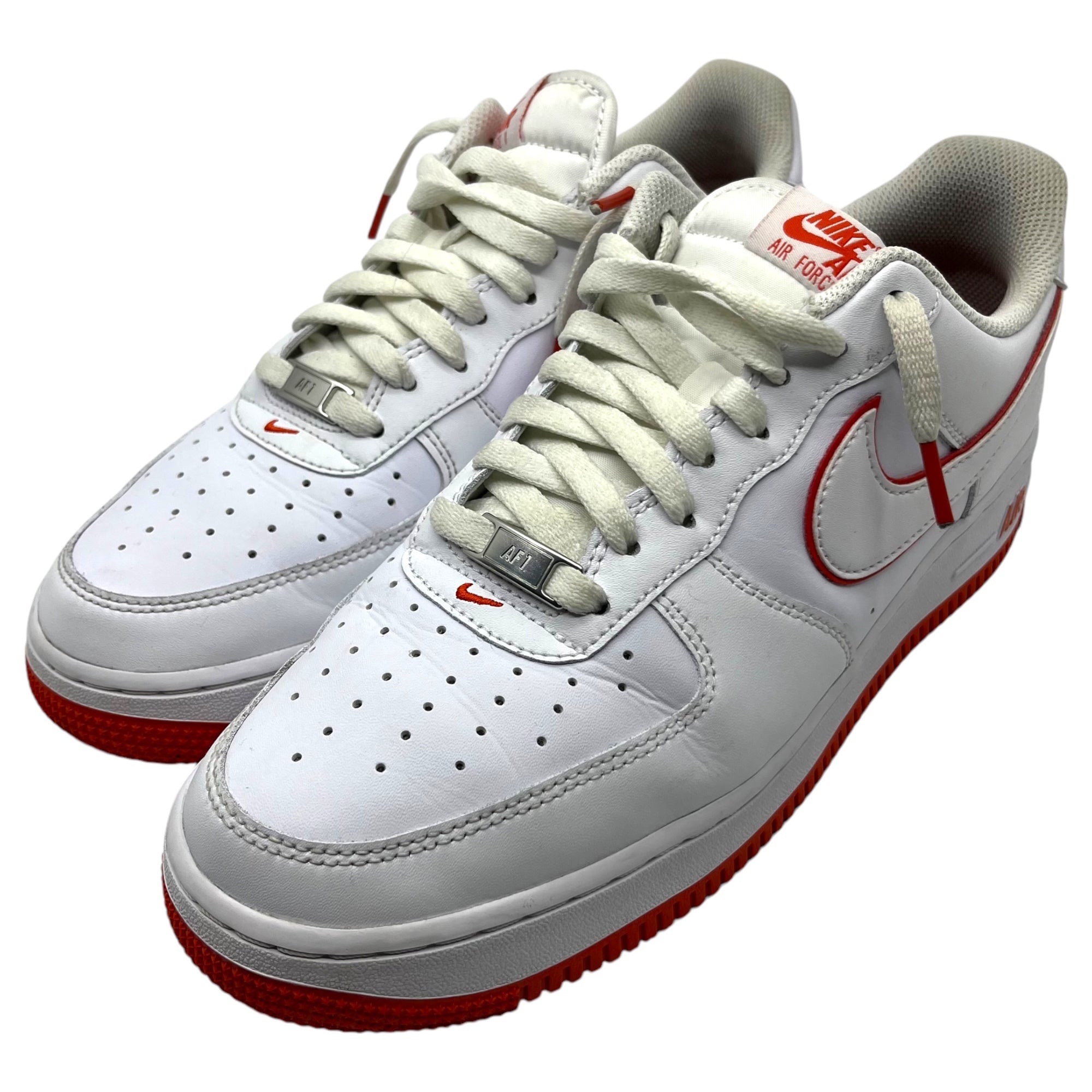 NIKE(ナイキ) Air Force 1 Low "White and Picante Red" エアフォース1 DV0788-102 28cm ホワイト×オレンジ ローカット スニーカー