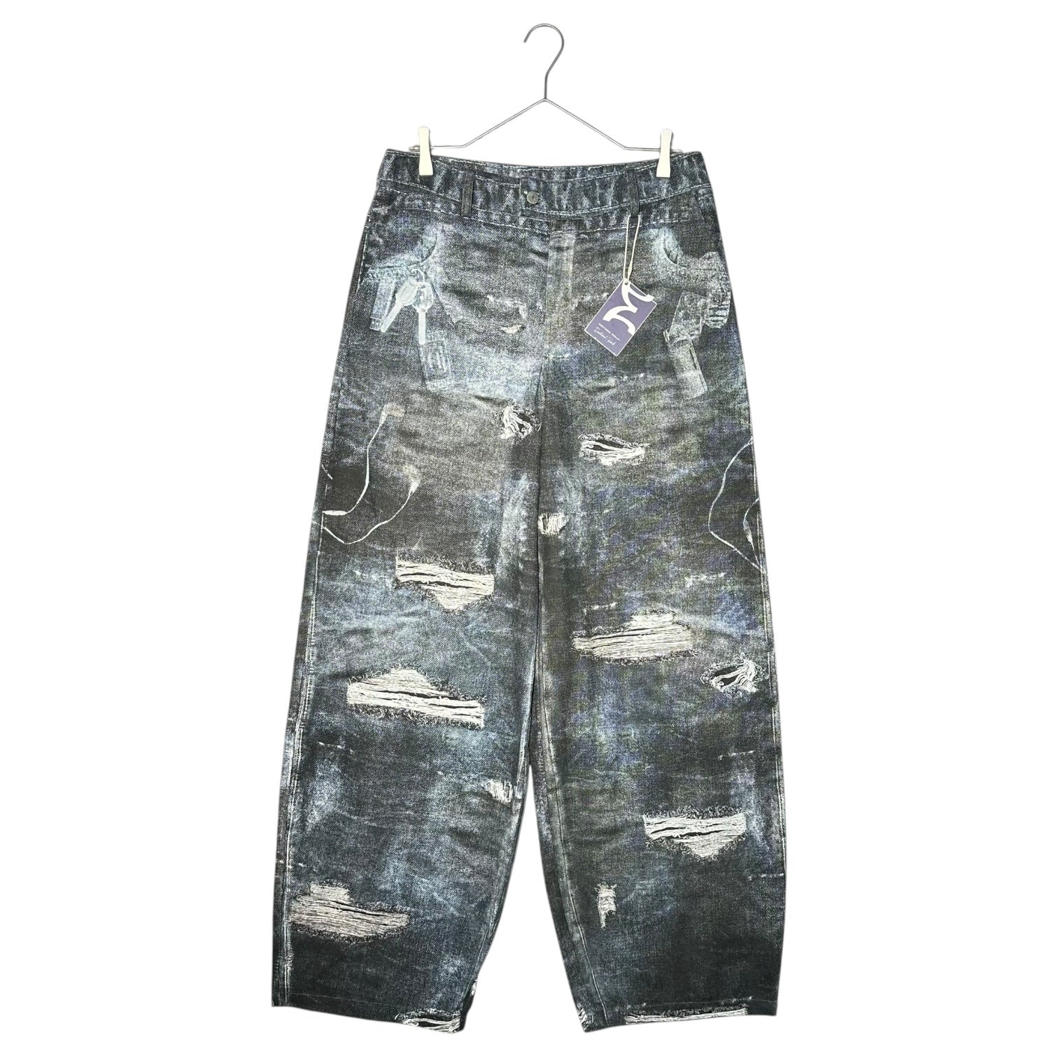 EMOTIONAL WORLD(エモーショナル ワールド) X-Ray Scanned Printed Jeans エックスレイ スキャン プリント ジーンズ 4(XL程度) ダークインディゴ