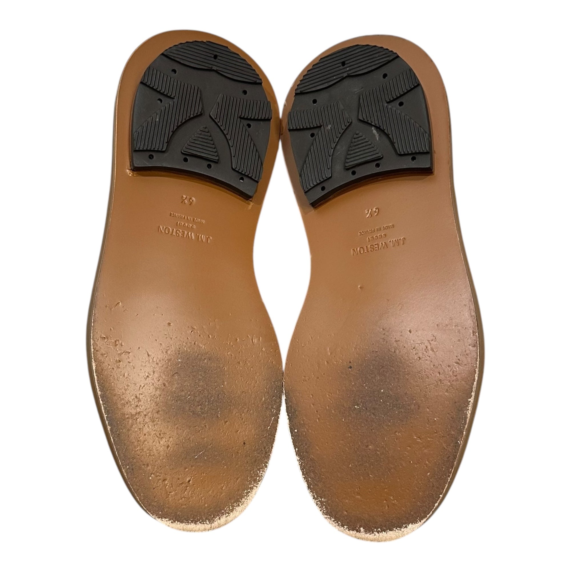sacai×J.M.WESTON(サカイ×ジェイエムウエストン) 2025SS Loafer Mule 再構築 180 シグニチャー ローファー 1541GPK1460D 6 1/2(26cm程度) タン