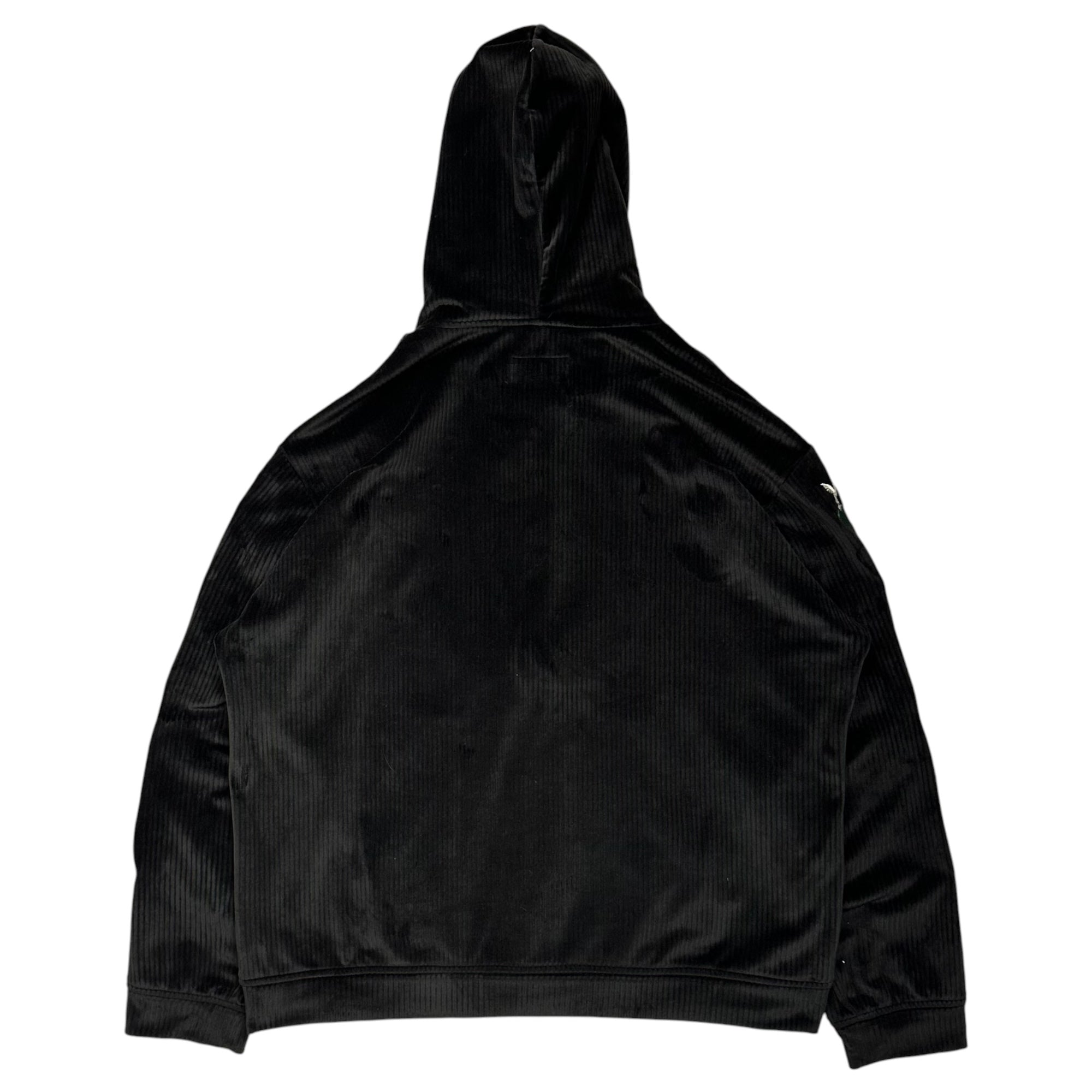 doublet(ダブレット) 2021SS CHAOS EMBROIDERY COMFY HOODIE カオス 刺繍 ジップアップ パーカー 21SS24BL118 M ブラック