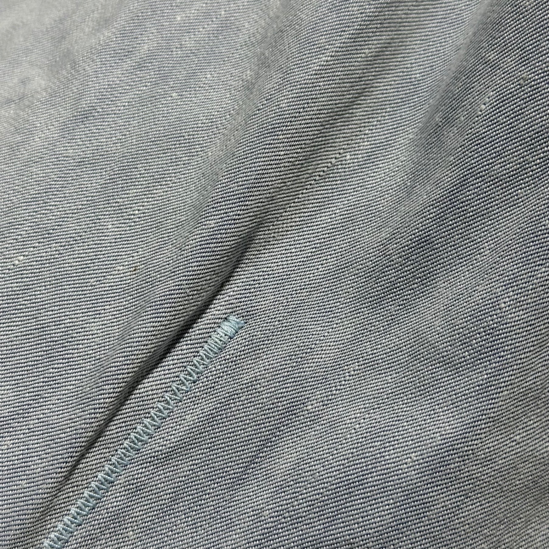 STONE ISLAND(ストーンアイランド) 11SS LINO FLAX Logo Patch Hooded Mountain Jacket リネン ナイロン ロゴ ワッペン フーデッド マウンテン ジャケット 541541133 XL ライトブルー(ライトグレーに近い) マウンテンパーカー