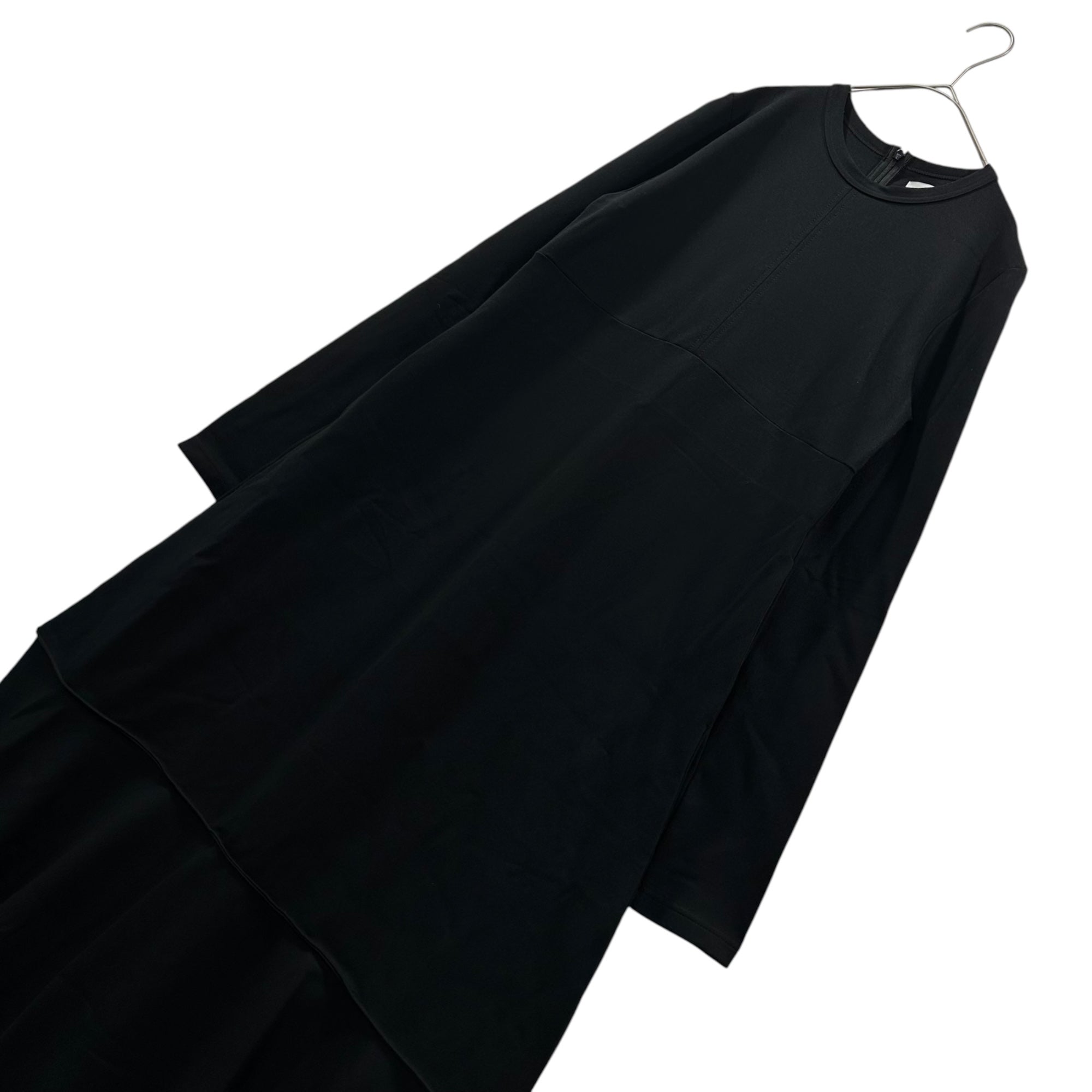 UN3D.(アンスリード) Voluminous Cocoon Dress ボリューム コクーン カット ワンピース 522420300601-01 38(M程度) ブラック