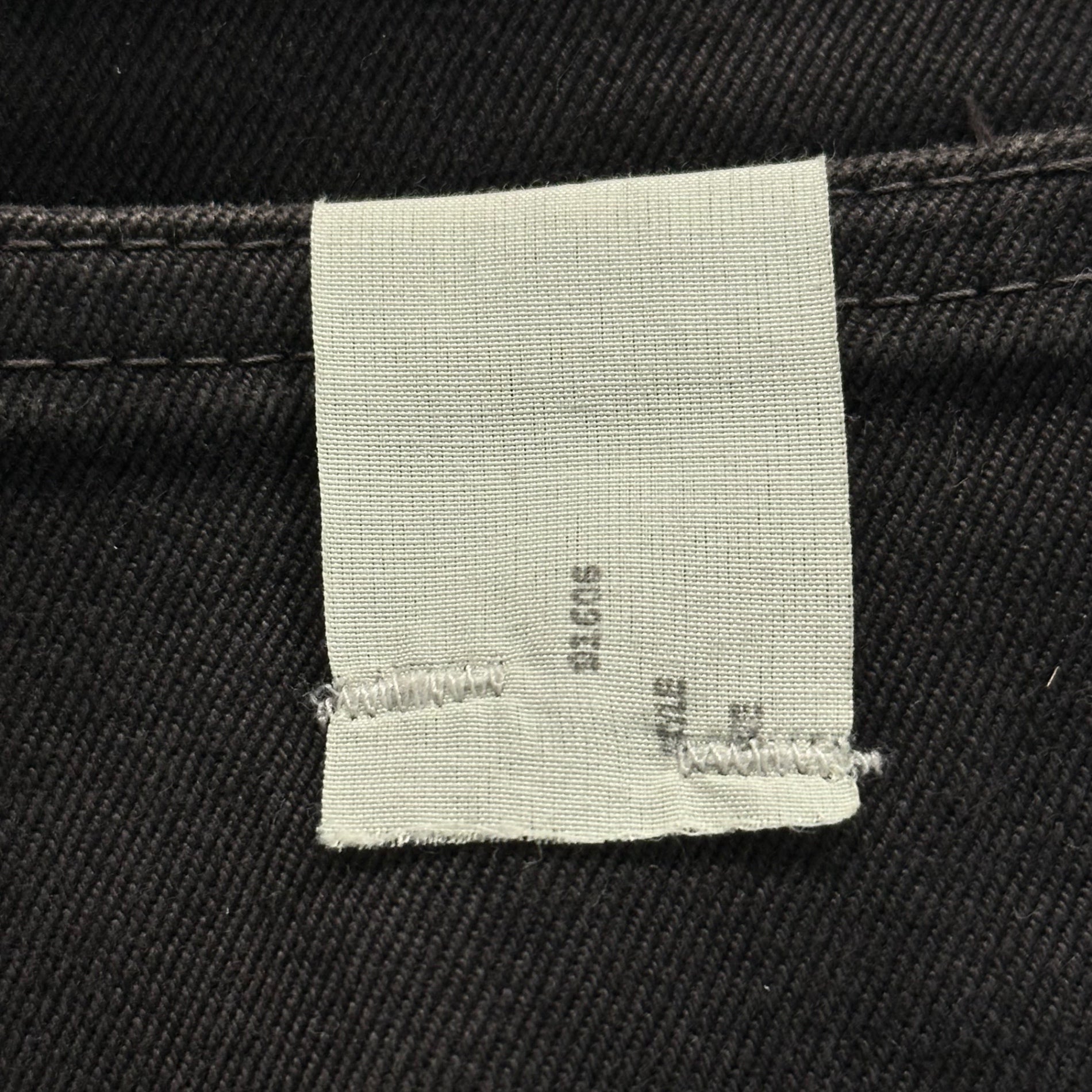 N.HOOLYWOOD(エヌハリウッド ミスターハリウッド) Thigh-Flap Black Skinny Denim Pants 太腿 フラップ ブラック スキニー デニム パンツ  726pieces M フェードブラック