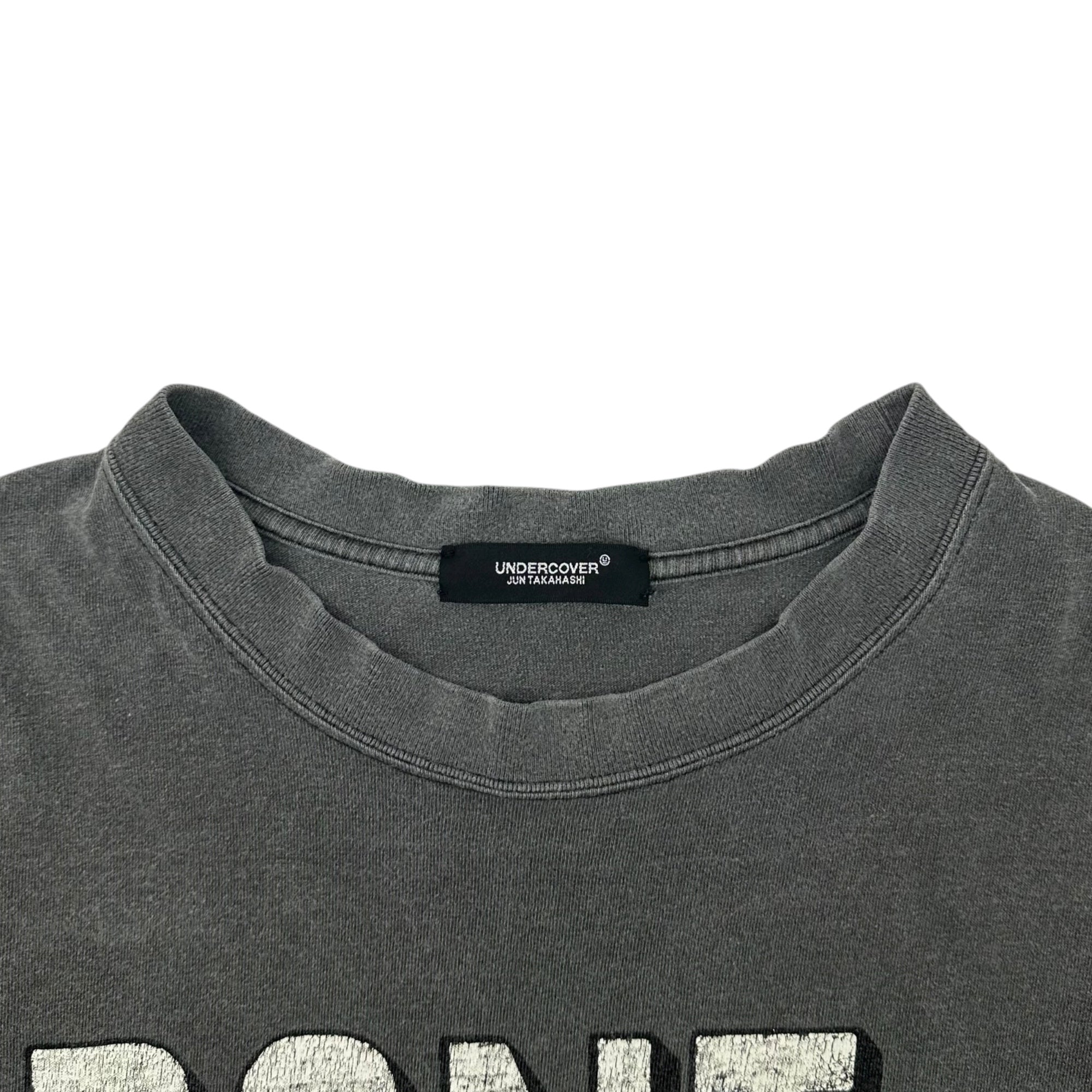 UNDERCOVER(アンダーカバー) 22SS ”DONT TOUCH ME” Tee フェード加工 半袖 Tシャツ UC1B9810-2 3 グレー