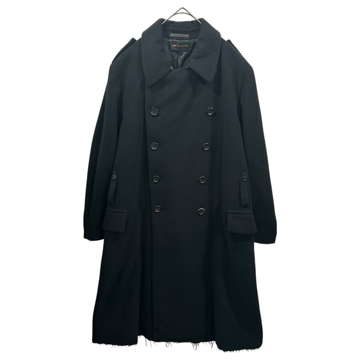 COMME des GARCONS(コムデギャルソン) 1994AW Double-Breasted Wool Long Coat ダブルブレスト ウール ロング コート GC-040120 表記無(FREE) ブラック 90年代 90's