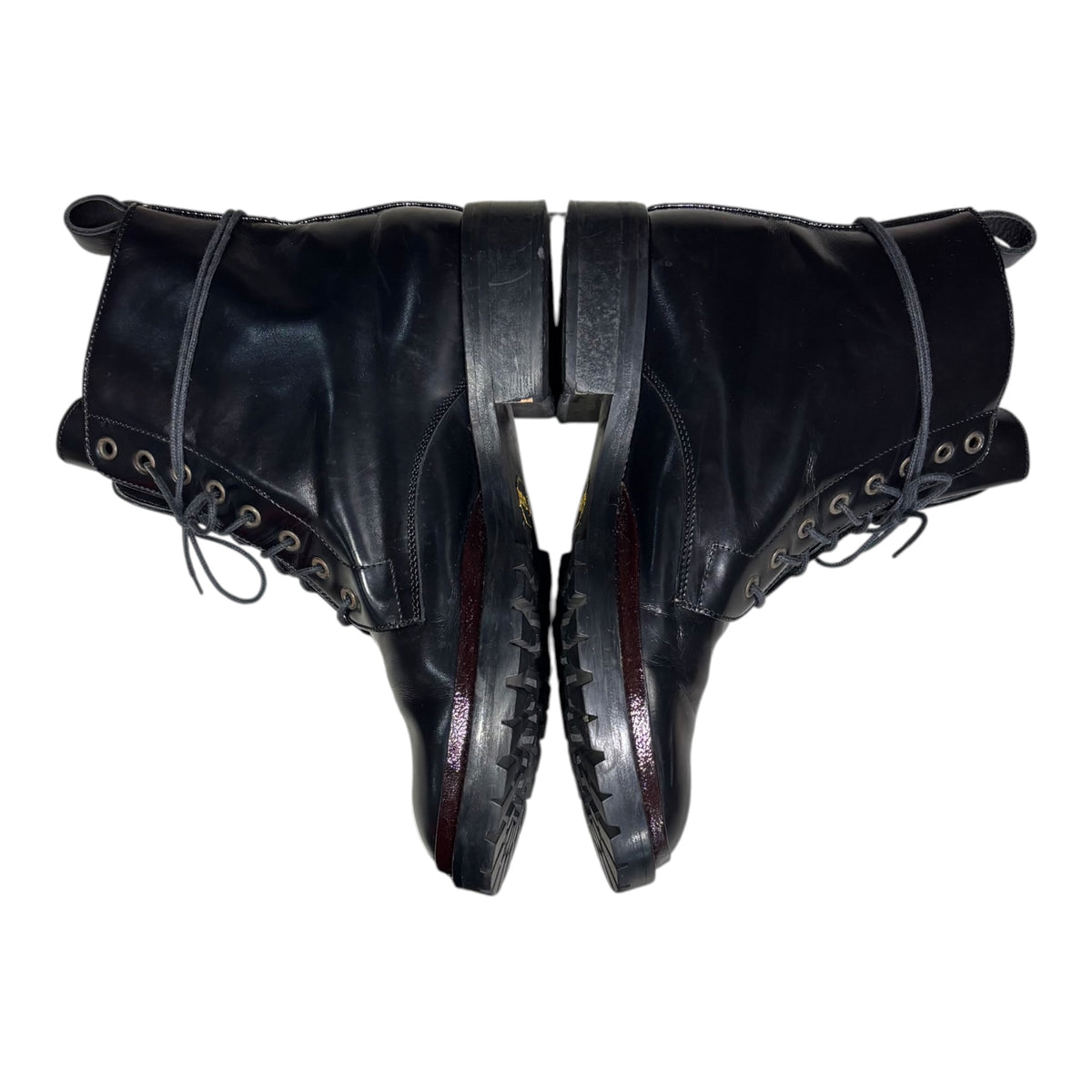 MARNI(マルニ) Lace-up Leather Boots レースアップ レザー ブーツ 40(26cm程度) ブラック×ブラウン