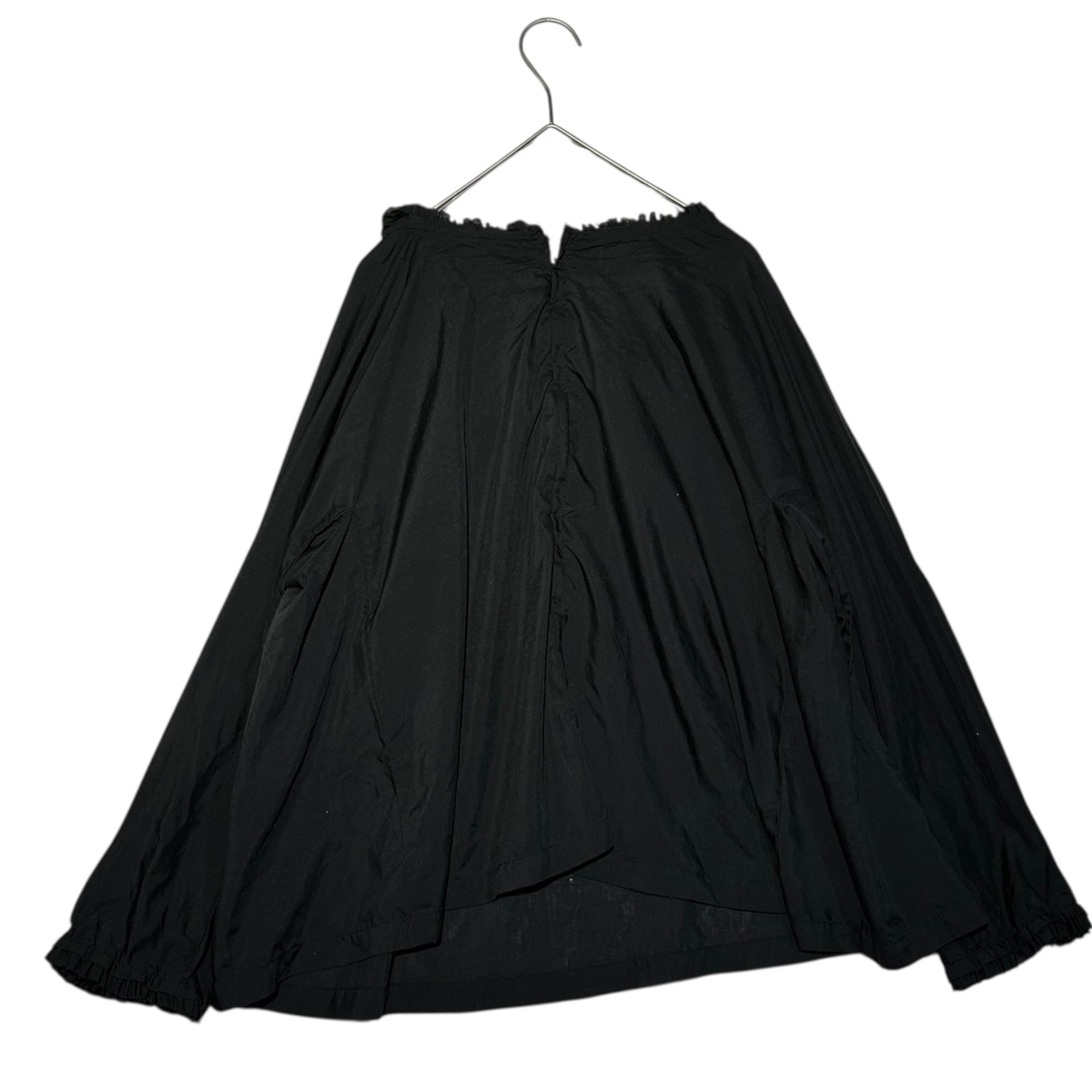 COMME des GARCONS COMME des GARCONS(コムデギャルソンコムデギャルソン) 15AW  Asymmetrical Ruffle collar L/S Blouse アシンメトリー フリル カラー 長袖 ブラウス RP-B026 M ブラック AD2015
