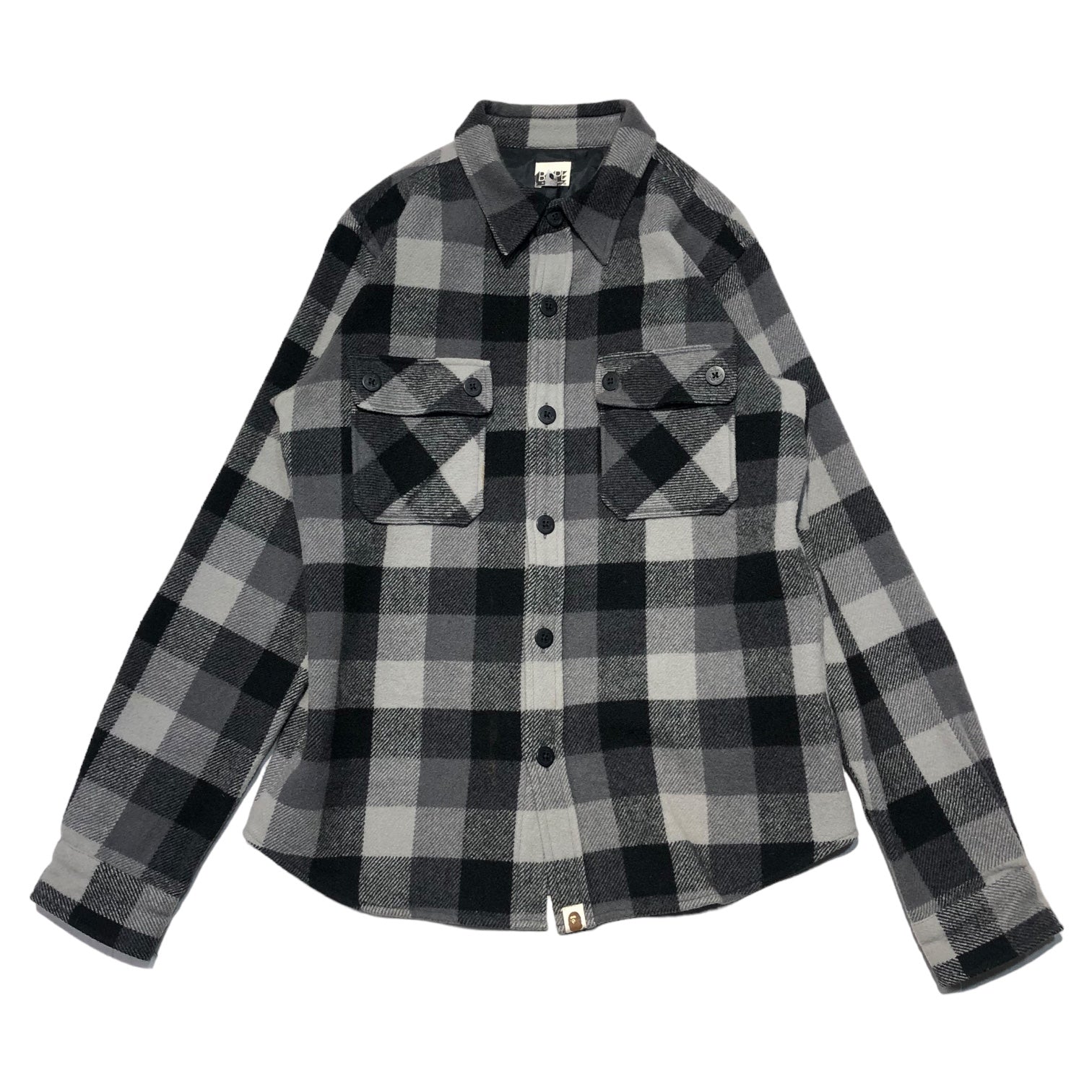 A BATHING APE(アベイシングエイプ) 00's CPO buffalo check shirt jacket バッファロー シャ