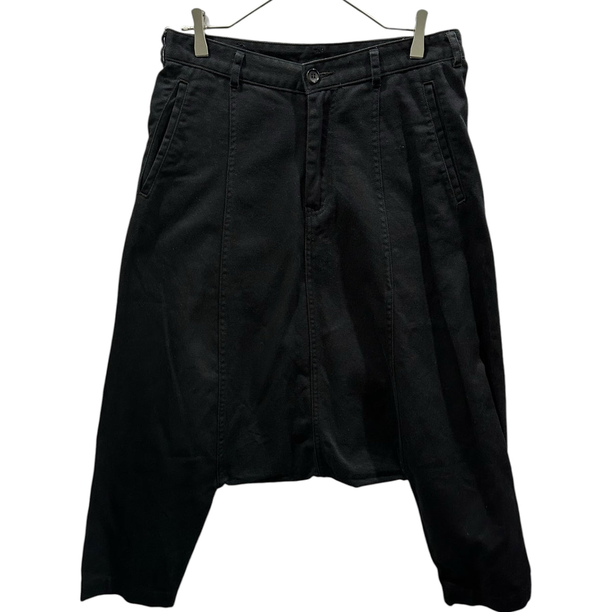 COMME des GARCONS COMME des GARCONS(コムデギャルソンコムデギャルソン) 2000's Cotton sarouel pants コットン ペンギン サルエル パンツ RU-P075 S ブラック AD2007