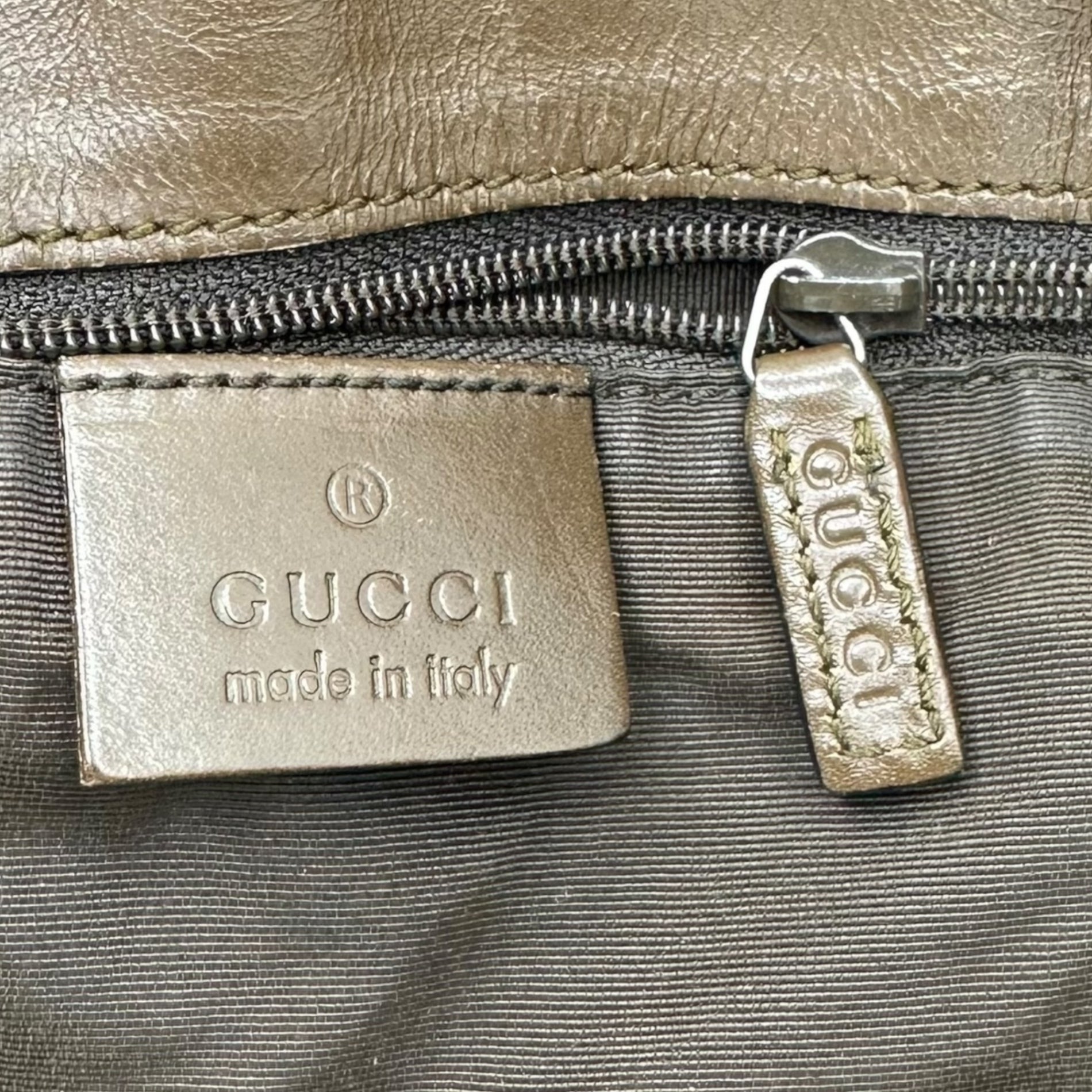 GUCCI(グッチ) GG Canvas Tote Bag GG キャンバス レザー トート バッグ 31243 ベージュ×ブラウン