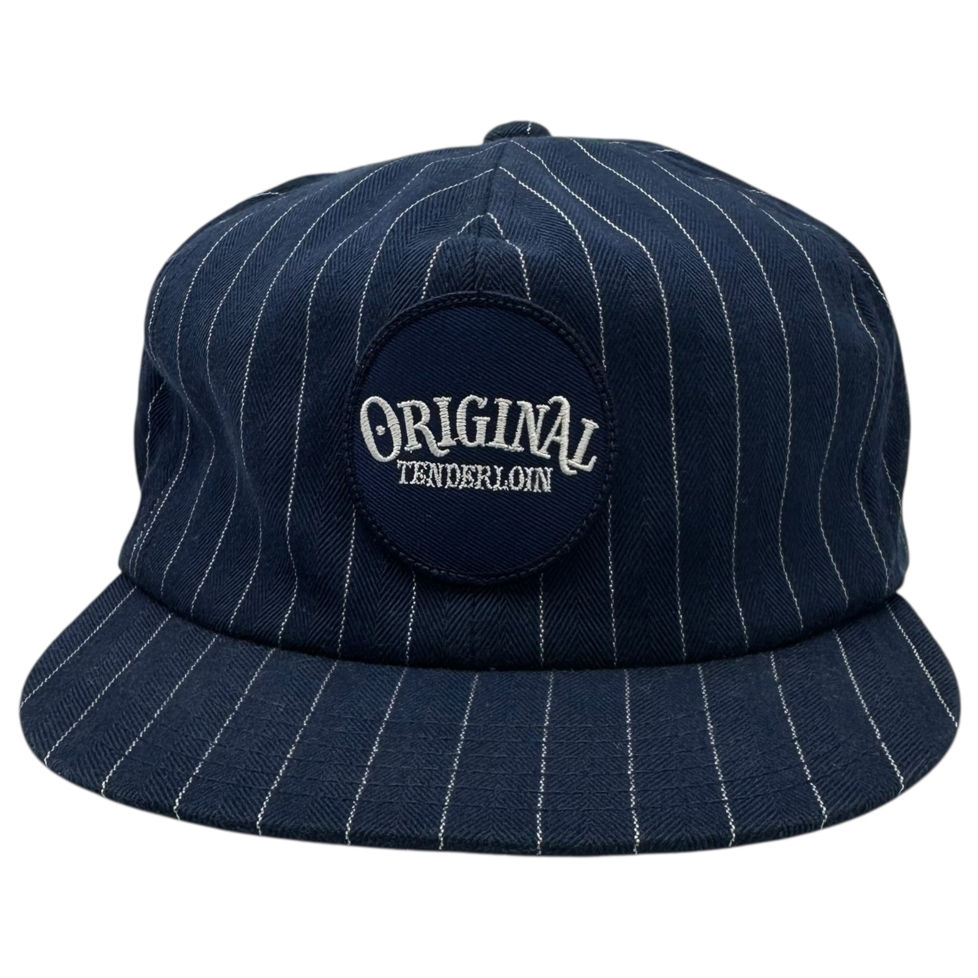 TENDERLOIN(テンダーロイン) 'T-TRUCKER CAP SO' ストライプ トラッカー キャップ ネイビー 帽子