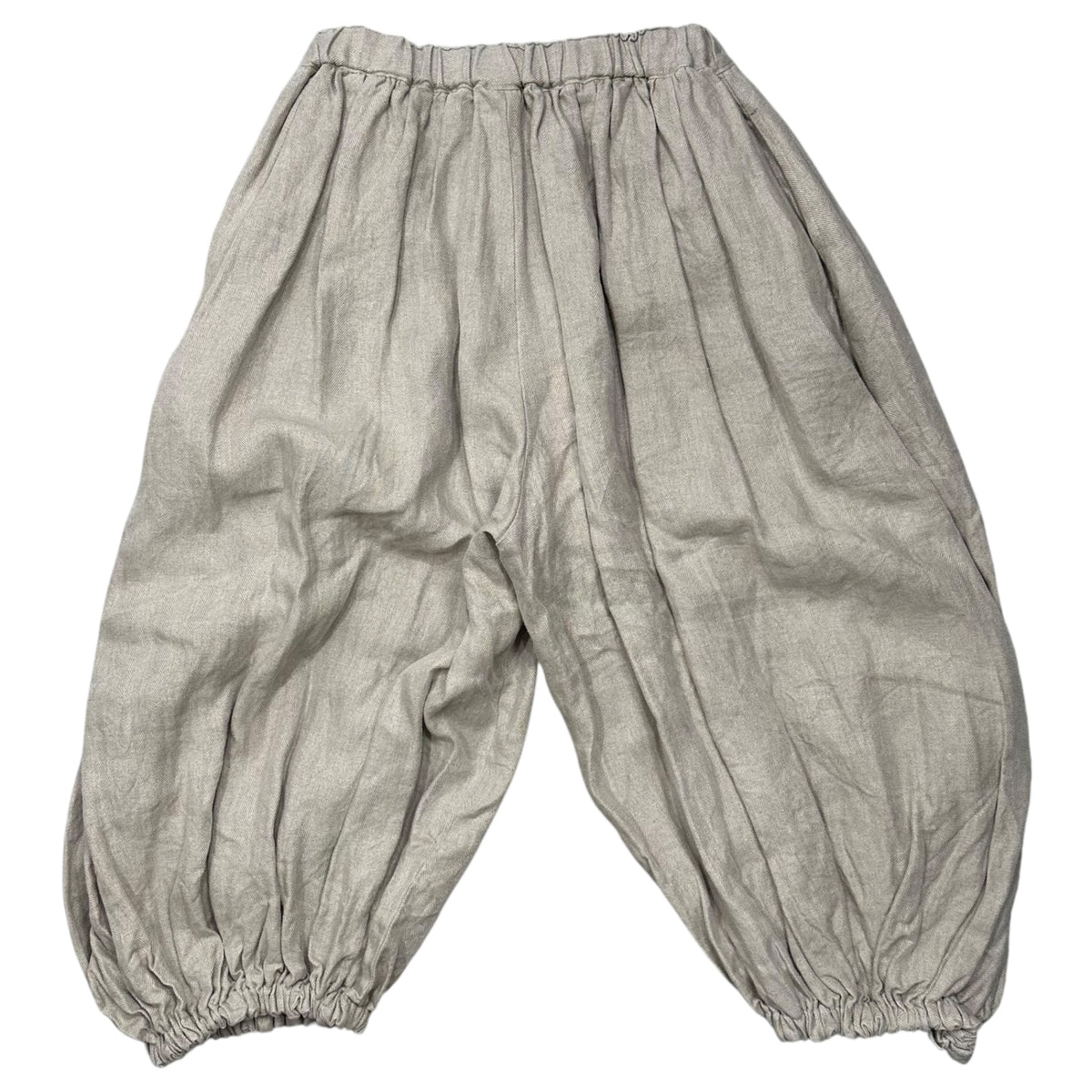 COMME des GARCONS(コムデギャルソン) 2026SS Linen Balloon Pants リネン バルーン パンツ GQ-P002 XS ベージュ AD2025 ピエロ