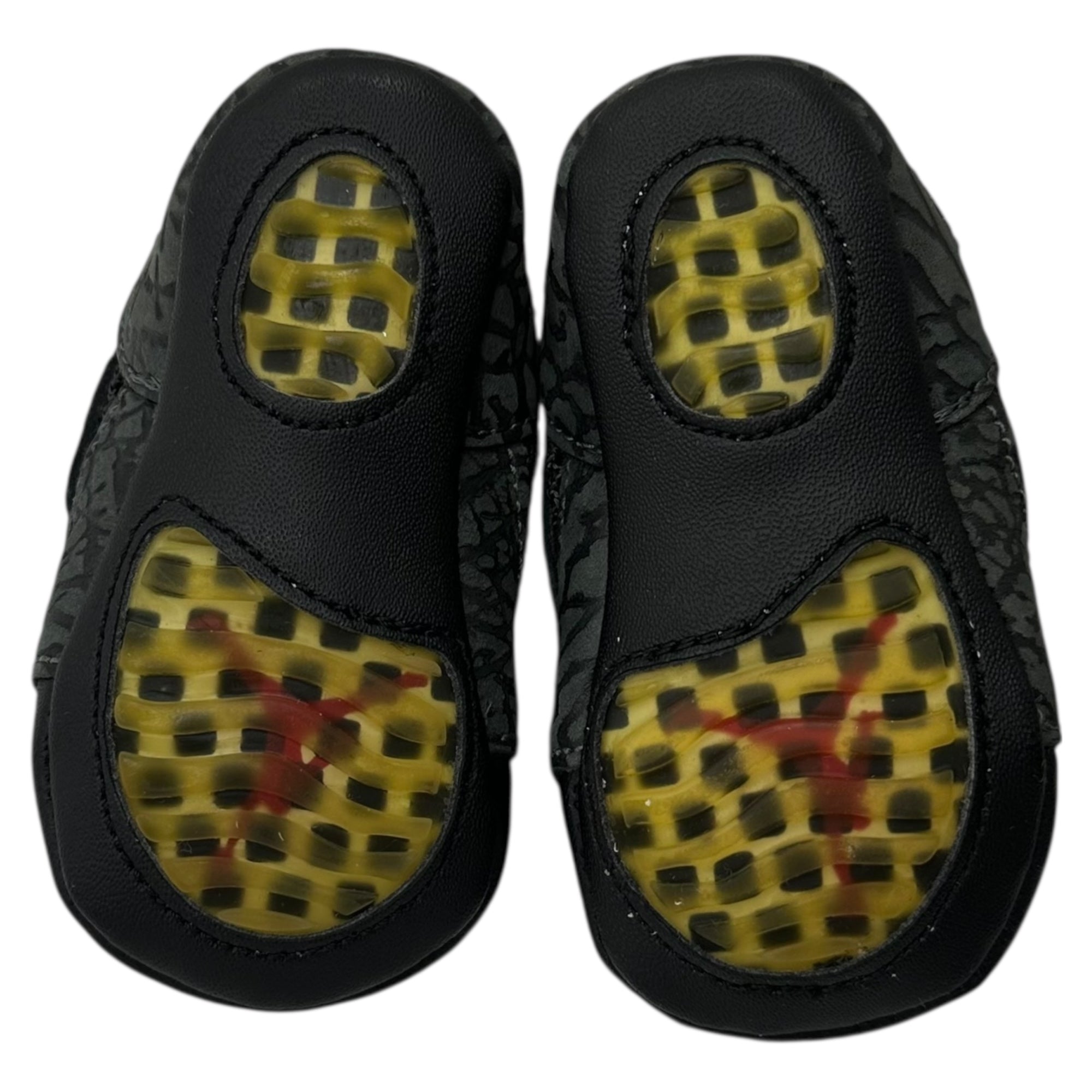 NIKE(ナイキ) 2004 FIRST JORDAN 11 RETRO LOW ファースト ジョーダン 11 レトロ ロー 306005-061 US 1C(7cm) ブラック×レッド セメント エレファント キッズ ベイビー スニーカー