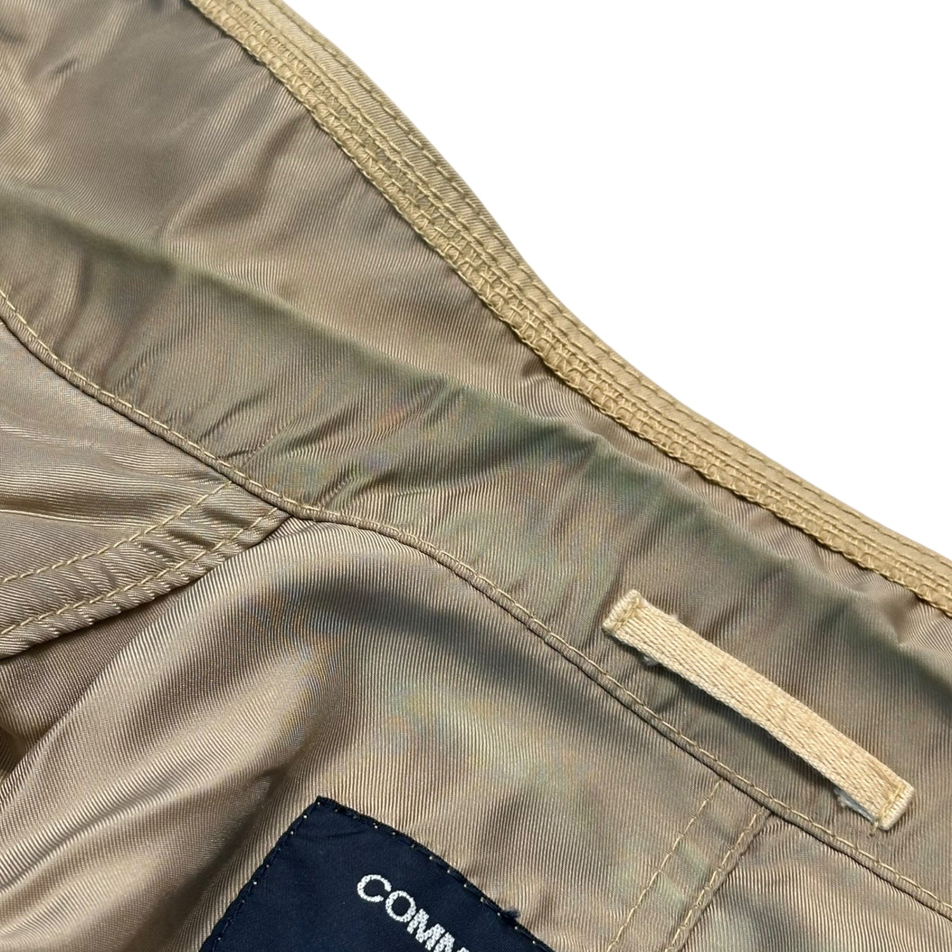 COMME des GARCONS HOMME(コムデギャルソンオム) 04SS Inside-Out Cotton Twill Tailored Jacket インサイドアウト コットン ツイル テーラード ジャケット HM-J002 S ベージュ AD2003