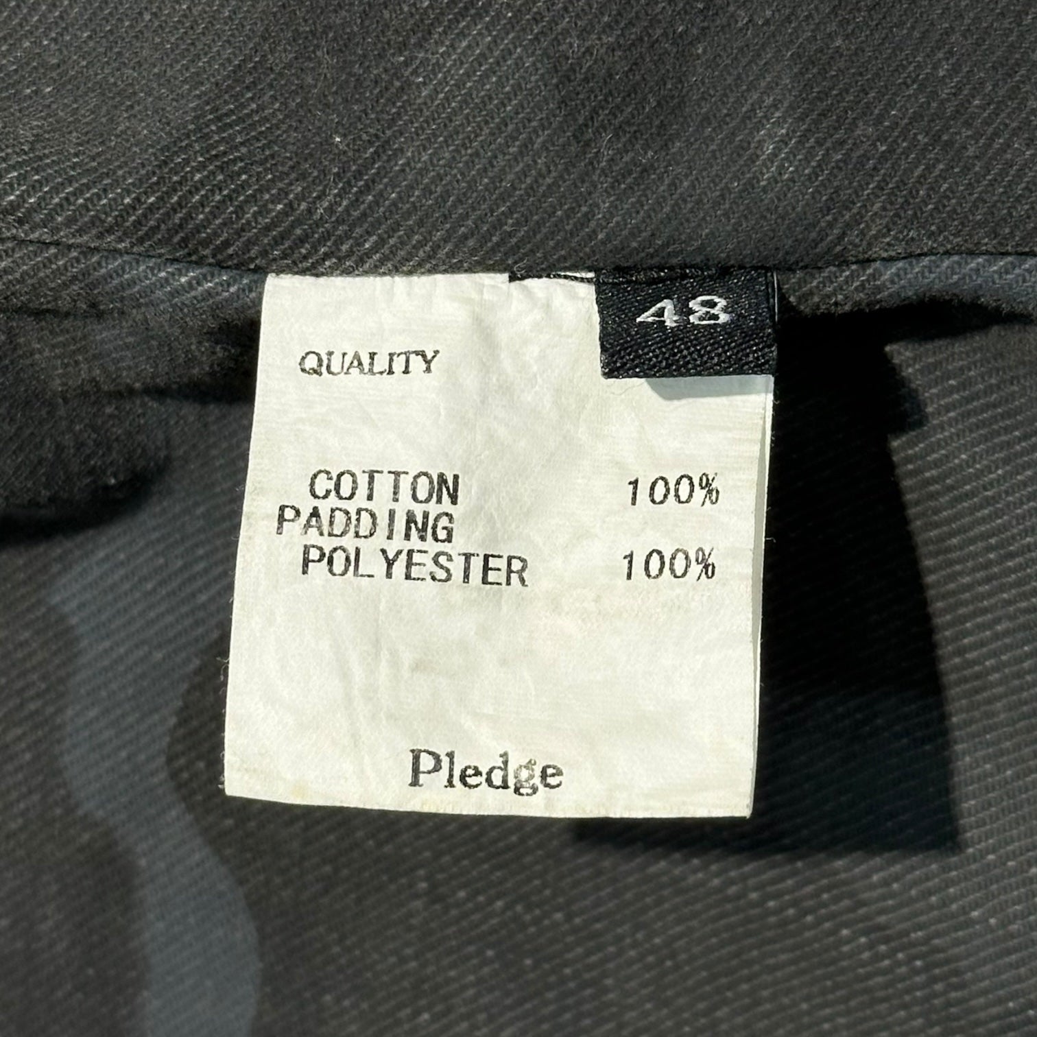 PLEDGE(プレッジ) Camouflage Padded Zip Gimmick Vest カモフラ パテッド ジップ ギミック ベスト 48 グレー