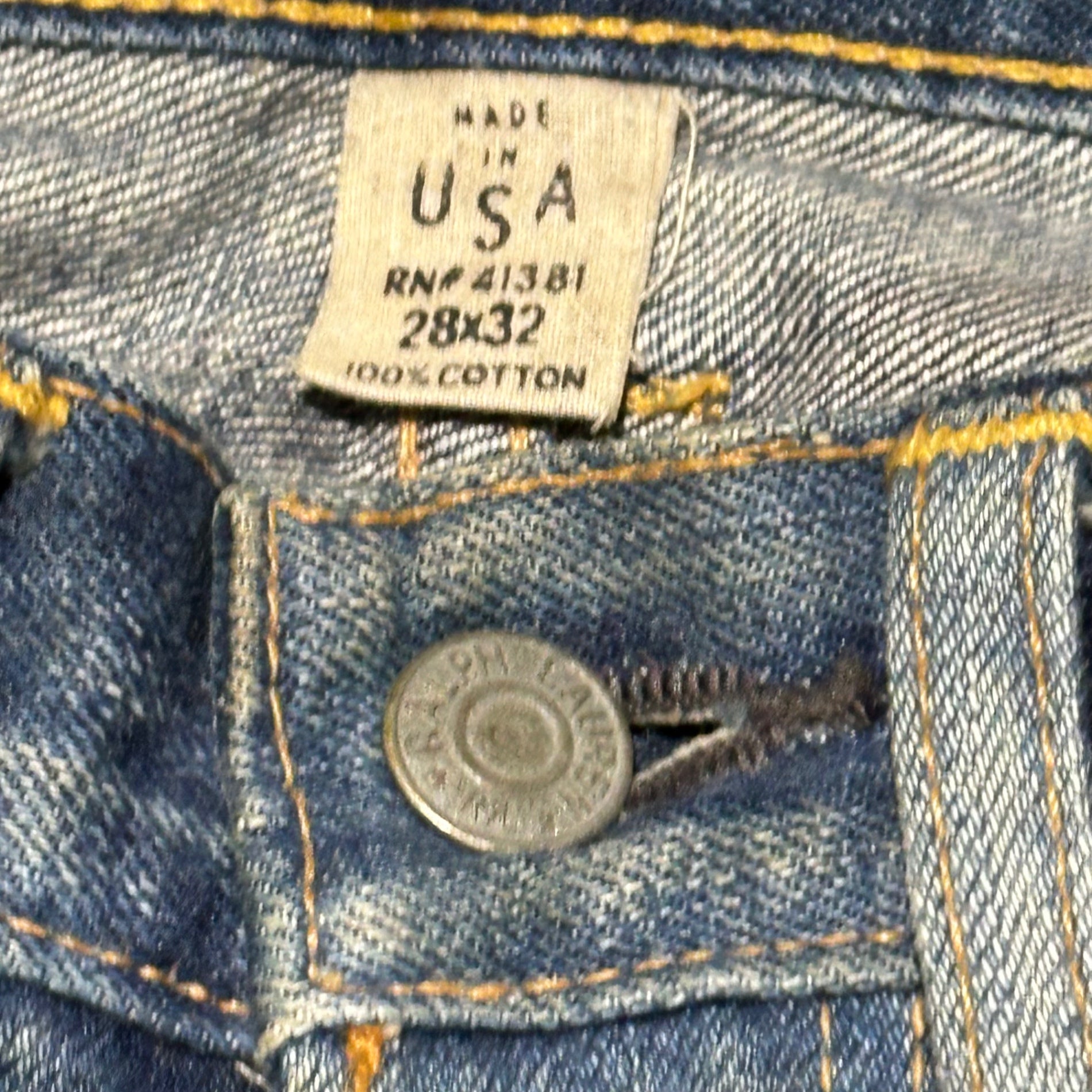 RRL(ダブルアールエル) LOW STRAIGHT JEANS ”SPRING CREEK 2”  ロー ストレート ジーンズ W28 L32 インディゴ ヴィンテージ加工 デニム パンツ