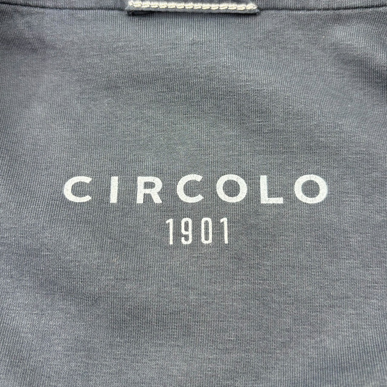 CIRCOLO1901(チルコロ1901) Sweatshirt Casual Jacket スウェット カジュアル ジャケット 46(S~M程度) ネイビー