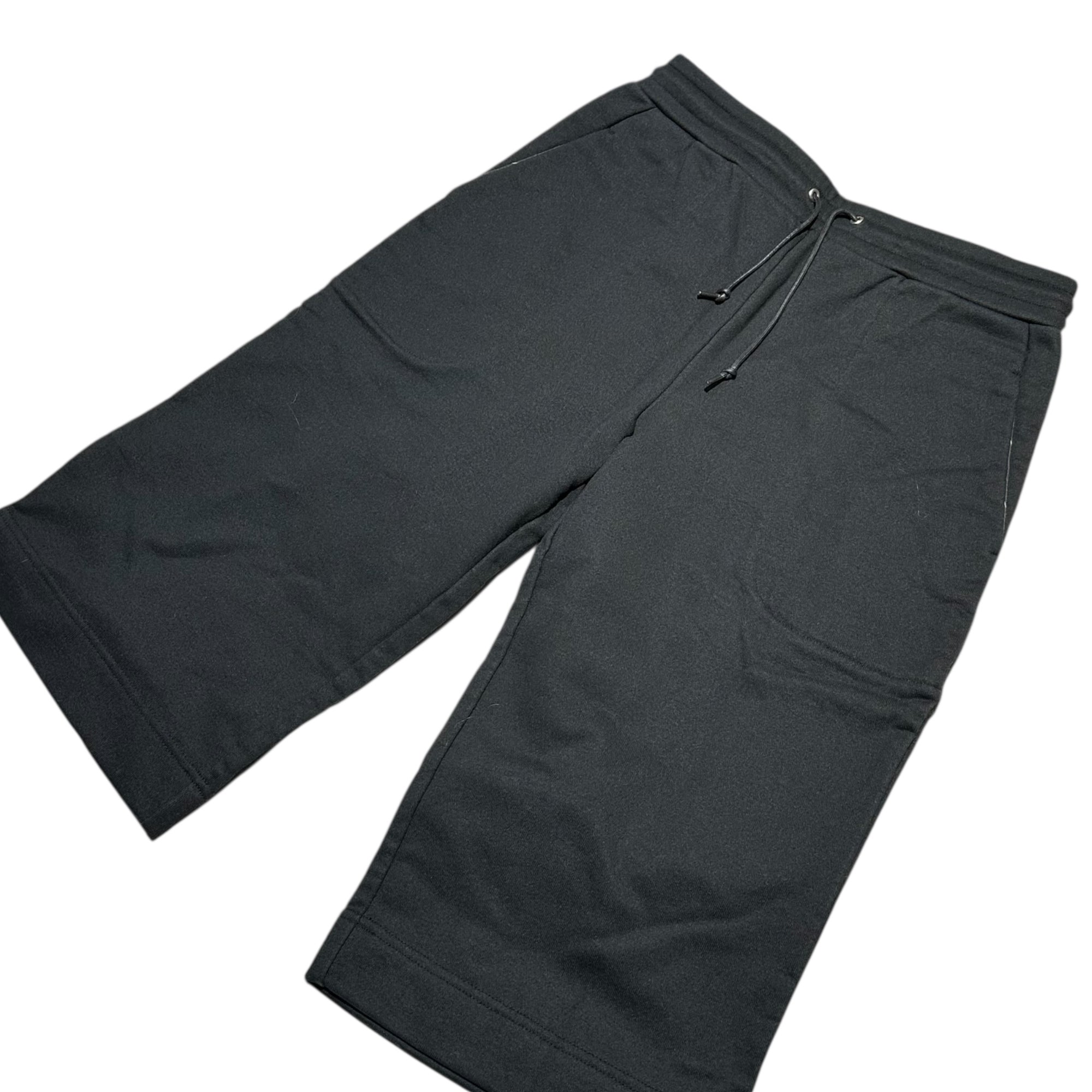 Y's bis LIMI(ワイズビスリミ) Cotton Sweatpants 7分丈 コットン スウェット パンツ BT-T35-077 S ブラック ハーフ ショーツ
