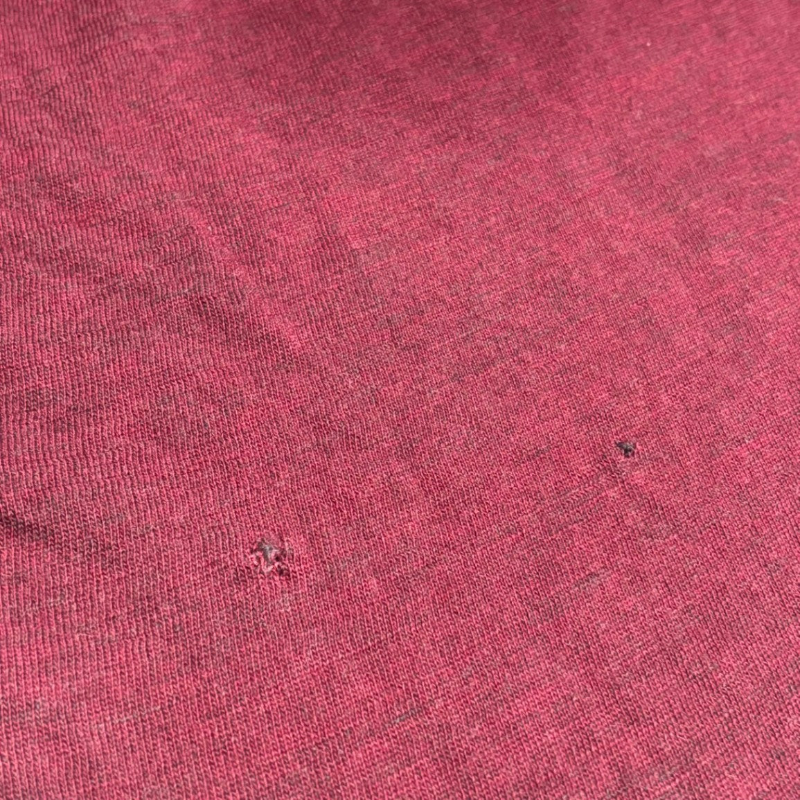 COMME des GARCONS SHIRT(コムデギャルソンシャツ) 90's~00's Hem Roll-Up Wool Knit 裾 ロール アップ ウール ニット S ボルドー