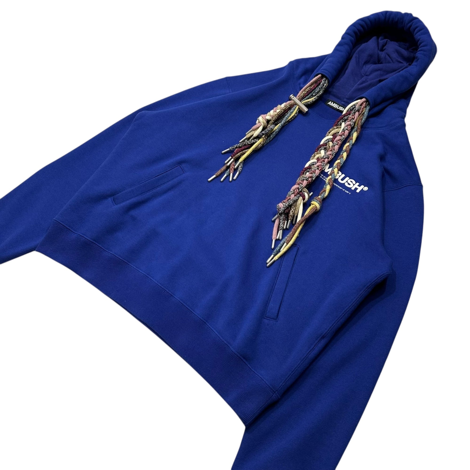 AMBUSH(アンブッシュ) 19AW NEW MULTI CORD HOODIE マルチコードパーカー 12115980 M ブルー