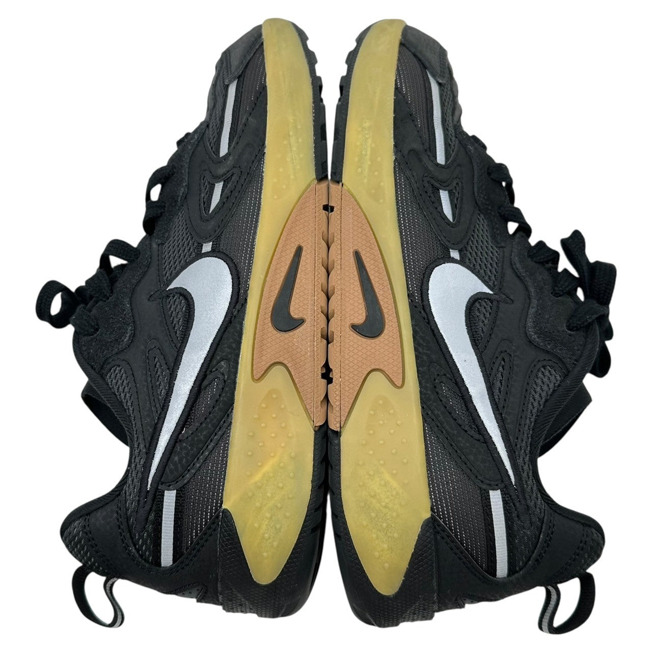 NIKE(ナイキ) JAM BLACK/METALLIC SILVER-GUM LIGHT BROWN ジャム ローカット スニーカー FN0314-002 24.5cm ブラック×ブラウン