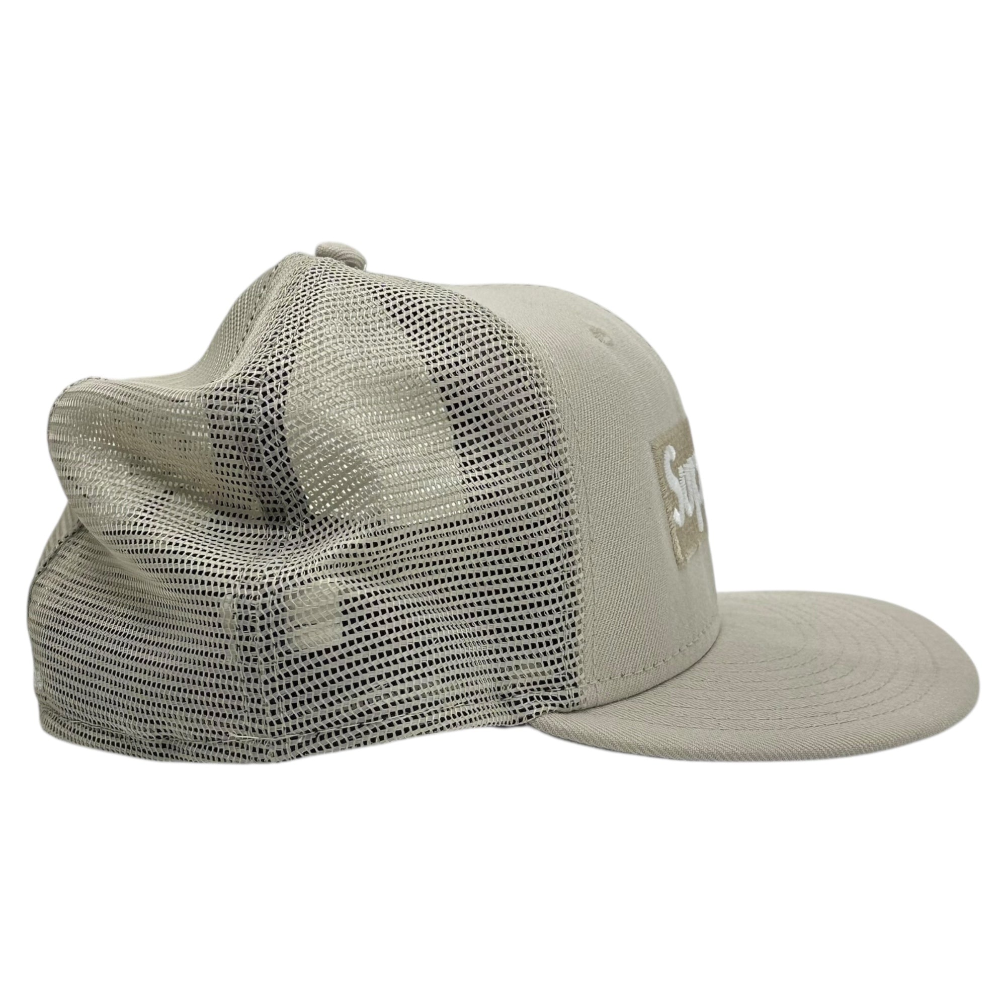 SUPREME(シュプリーム) 23SS Box Logo Mesh Back New Era ボックスロゴ メッシュ バック ニューエラ コラボ キャップ 7 3/8(58.7cm) アイボリー