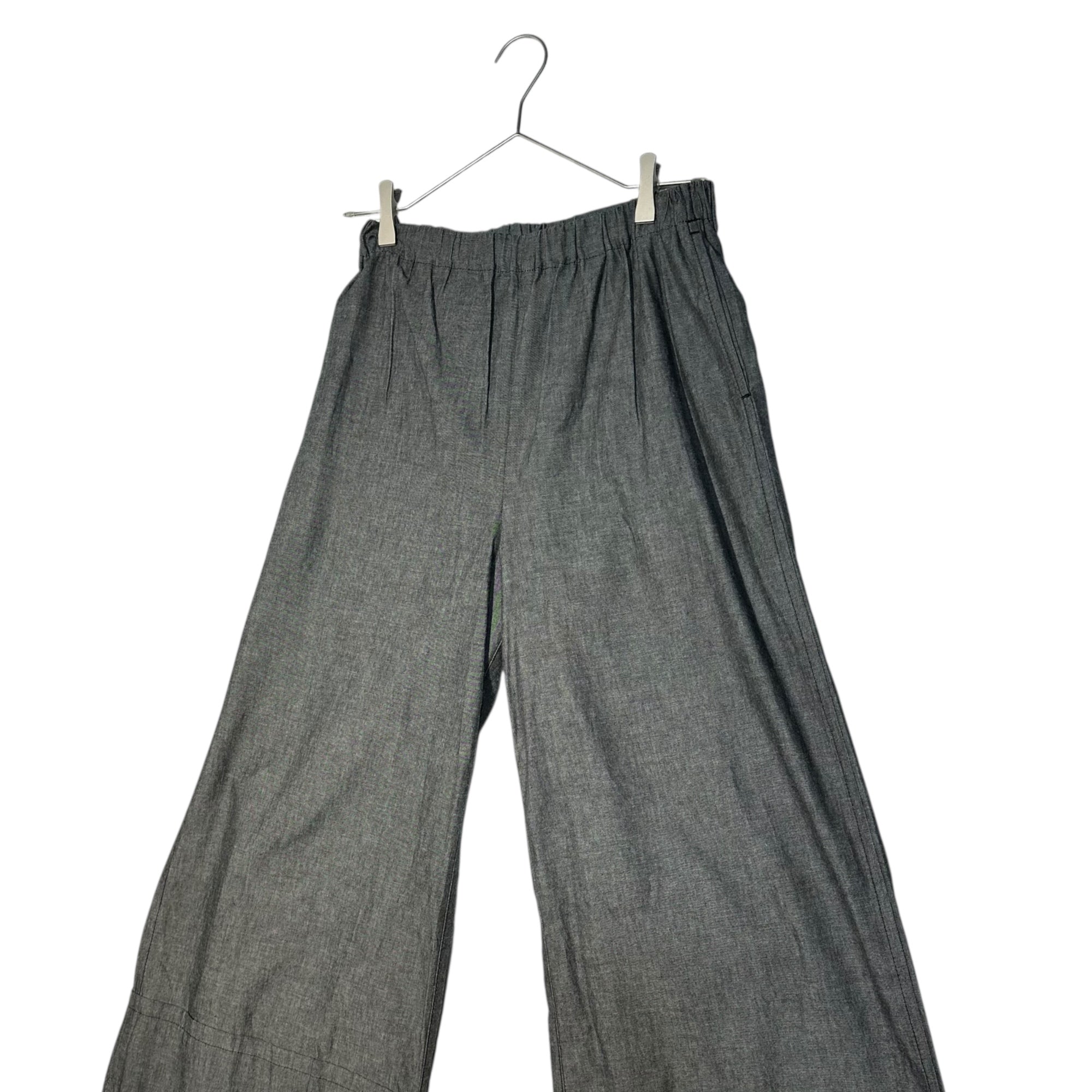 TAO COMME des GARCONS(タオコムデギャルソン) 11SS Easy Wide Chambray Pants イージー ワイド シャンブレー パンツ 3G-P012 FREE グレー AD2010