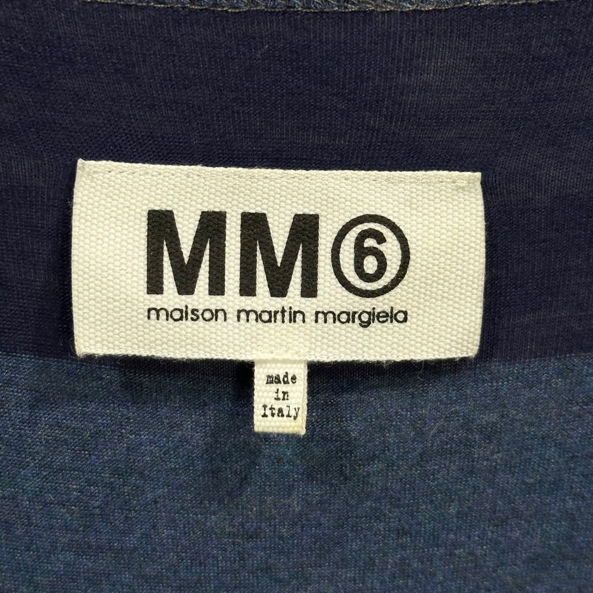 MM6 Maison Margiela(エムエムシックス) 2012AW Asymmetric colorblock dolman sleeve dress 切替 アシンメトリー ドルマン ワンピース S32CT0395 S ネイビー×パープル×グレー