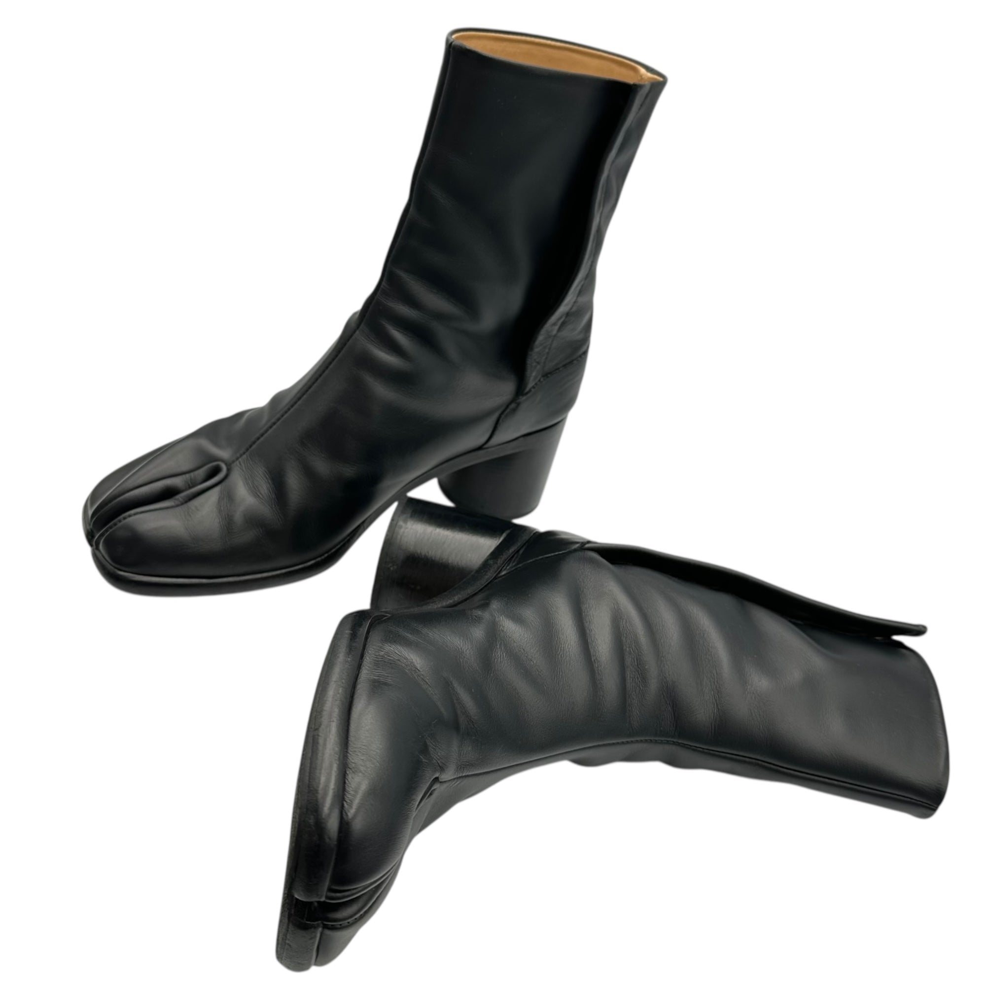 MAISON MARGIELA(メゾンマルジェラ) TABI ANKLE BOOTS H60 足袋 アンクル ブーツ 6cm S57WU0132 40(26cm程度) ブラック タビ