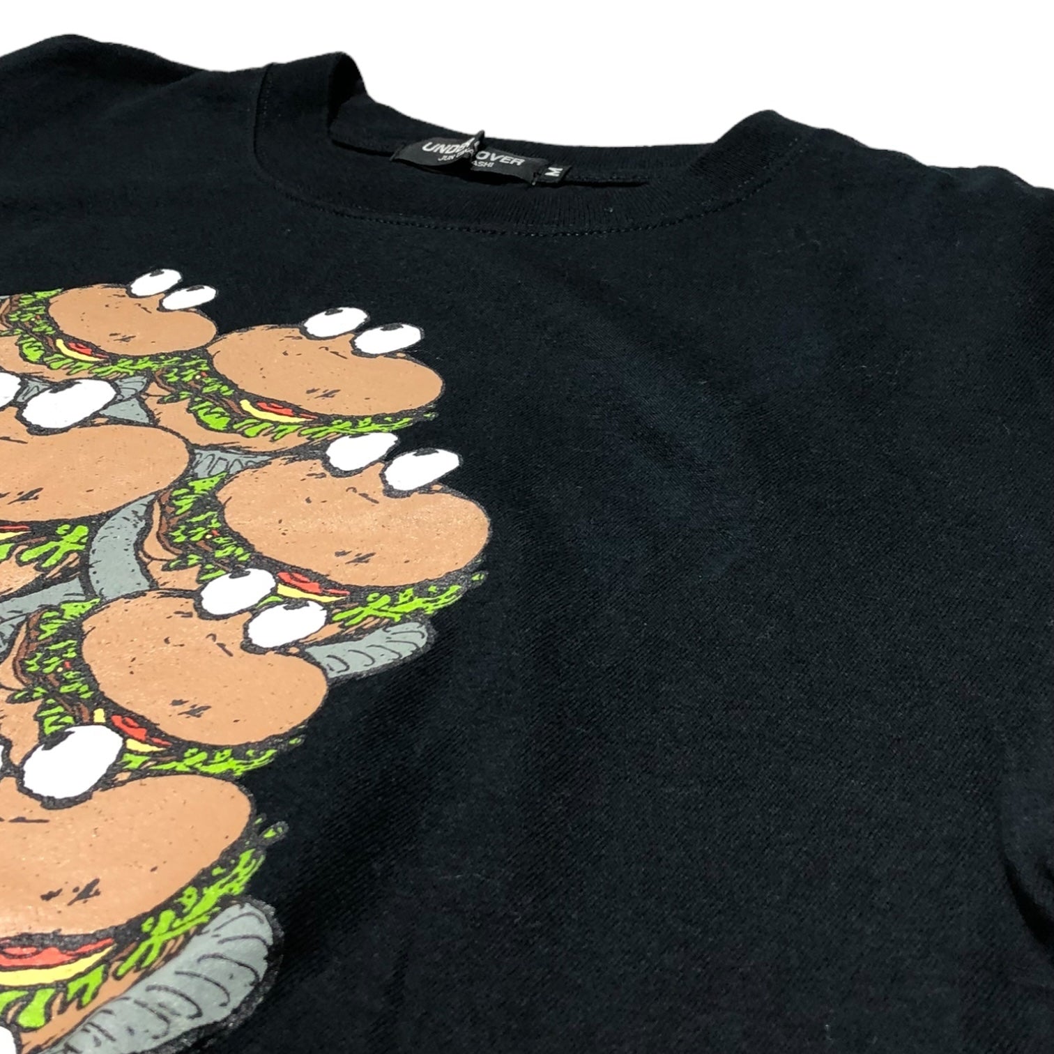 UNDERCOVER(アンダーカバー) MEN'S NON-NO Sweepstakes Hamburger T-shirt メンズノンノ 懸賞当選品 ハンバーガー Tシャツ M ブラック