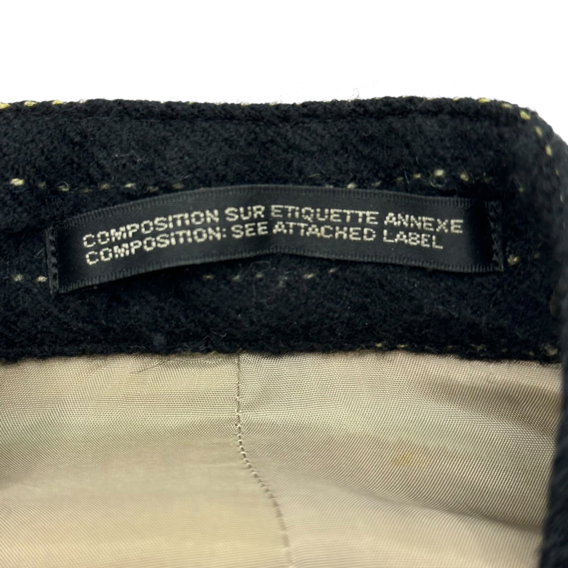 YOHJI YAMAMOTO POUR HOMME(ヨウジヤマモトプールオム) 11AW Wool Stripe Wrinkle-Finish Gilet ウール ストライプ シワ加工 ジレ HP-V12-116 3(M程度) ブラック ベスト