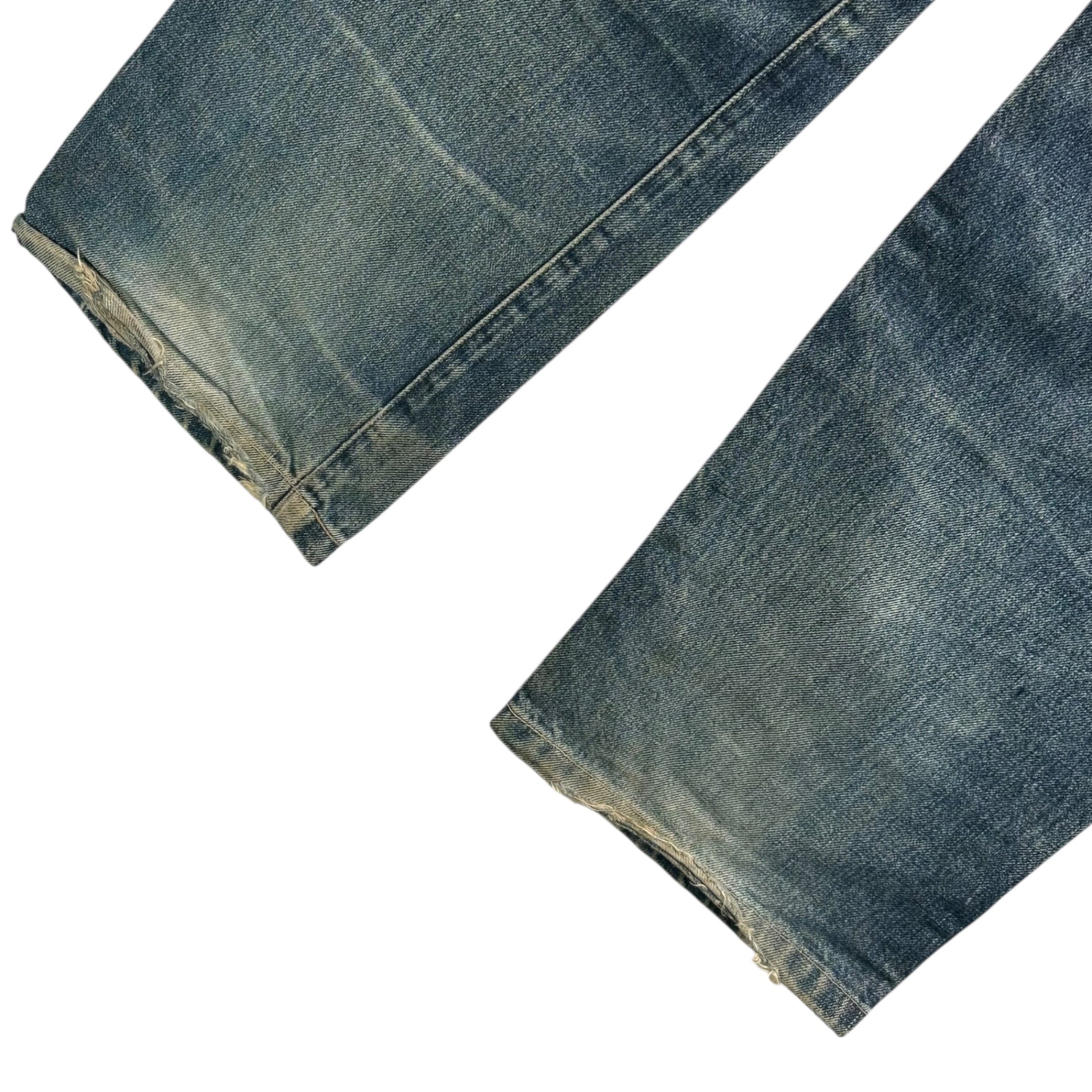 Levi's(リーバイス) 90's 503B-XX BIG E Crash Denim Pants クラッシュ デニム パンツ W34 L34 インディゴ 90年代