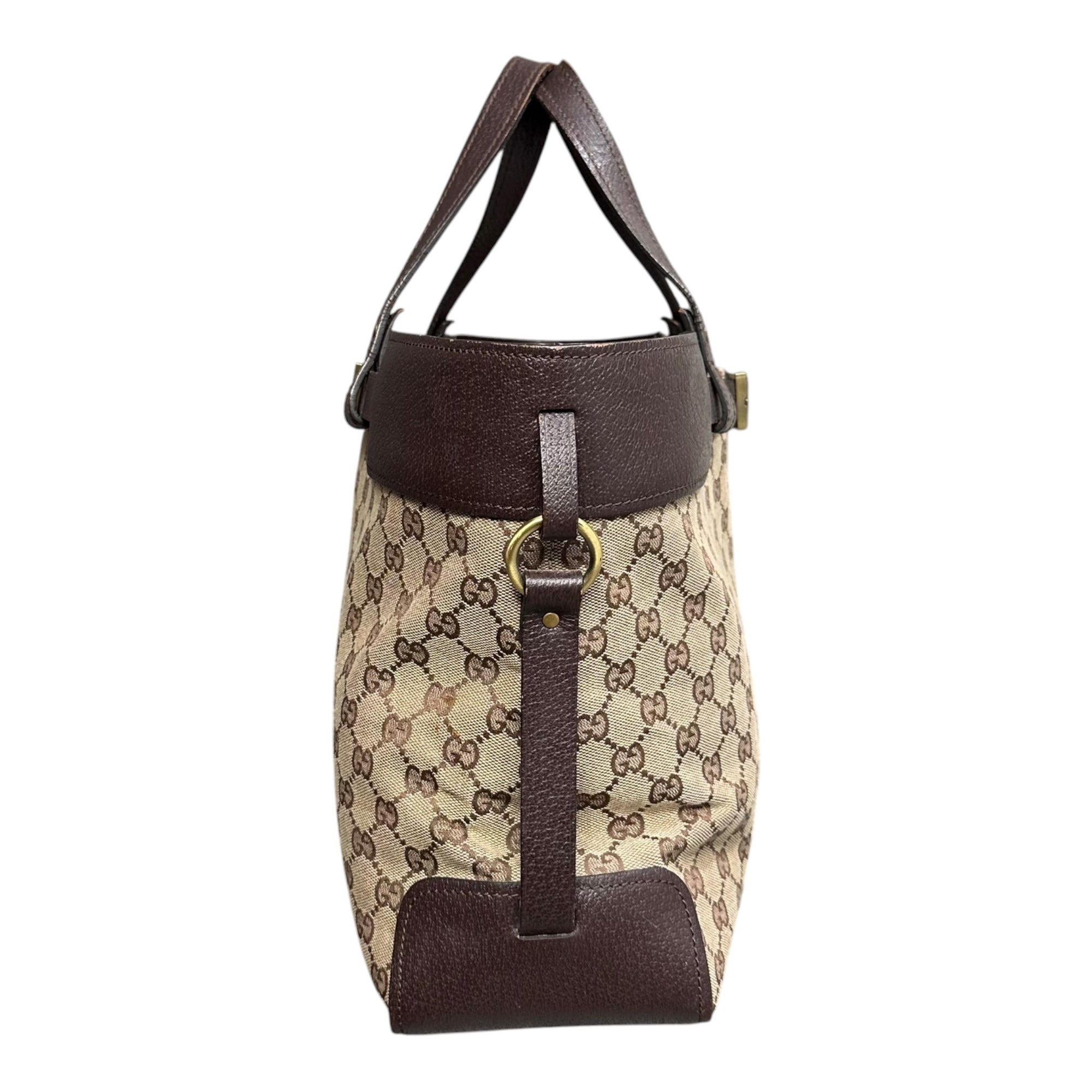 GUCCI(グッチ) GG Canvas Hand Tote Ba GGキャンバス ハンド トート バッグ 106251 ベージュ×ブラウン ハンド