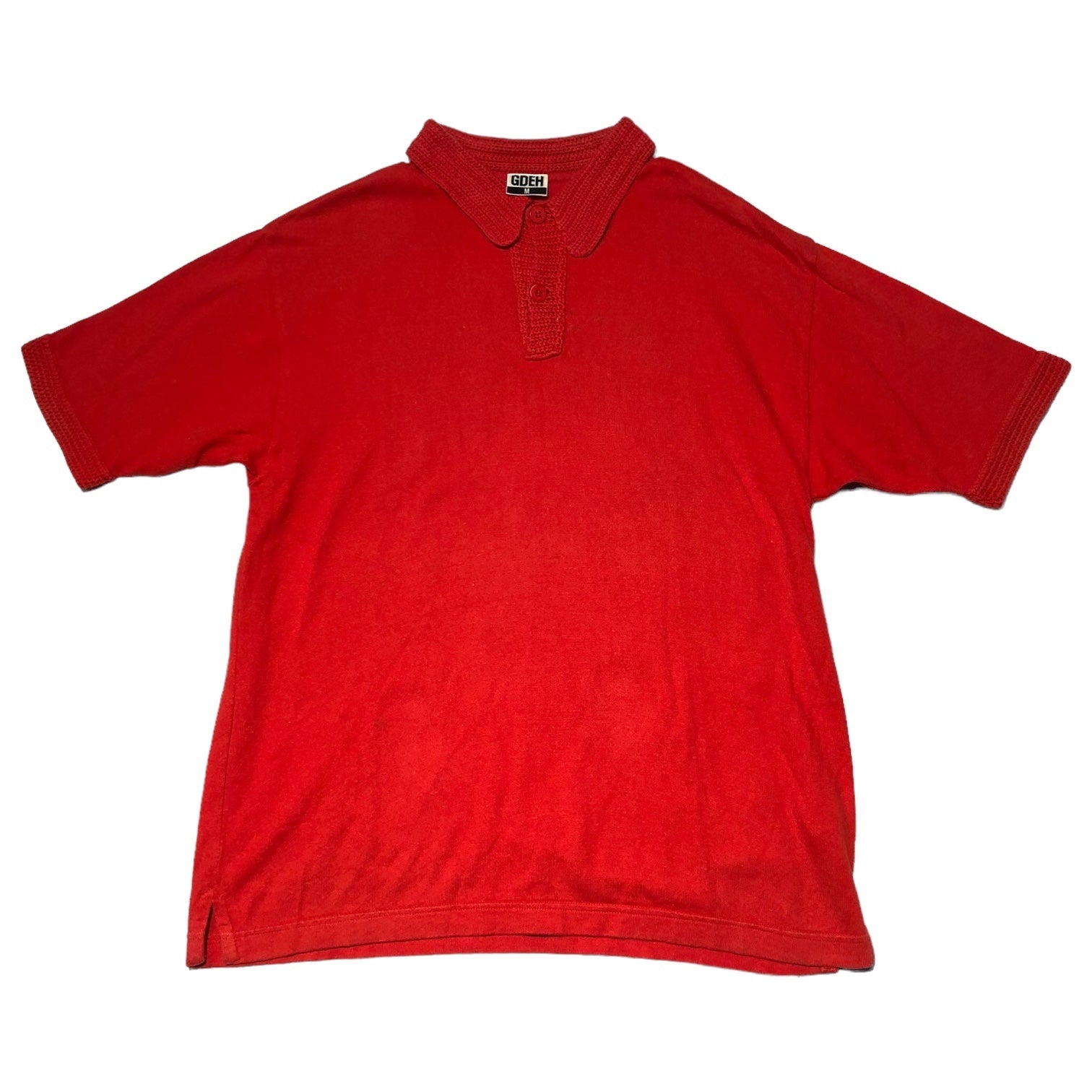 GOODENOUGH(グッドイナフ) 90's Knit switching polo shirt ニット切替 ポロシャツ 藤原ヒロシ M