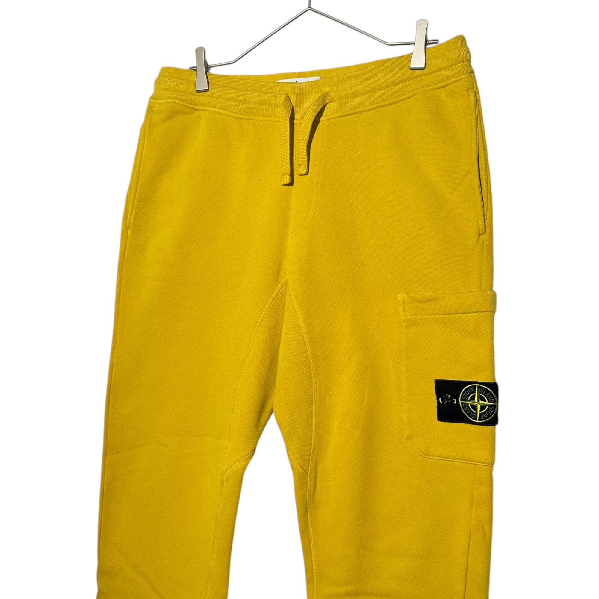 STONE  イエロースウェットハーフパンツ STONE ISLAND(ストーンアイランド) 18AW Jogger Cargo Sweatpants