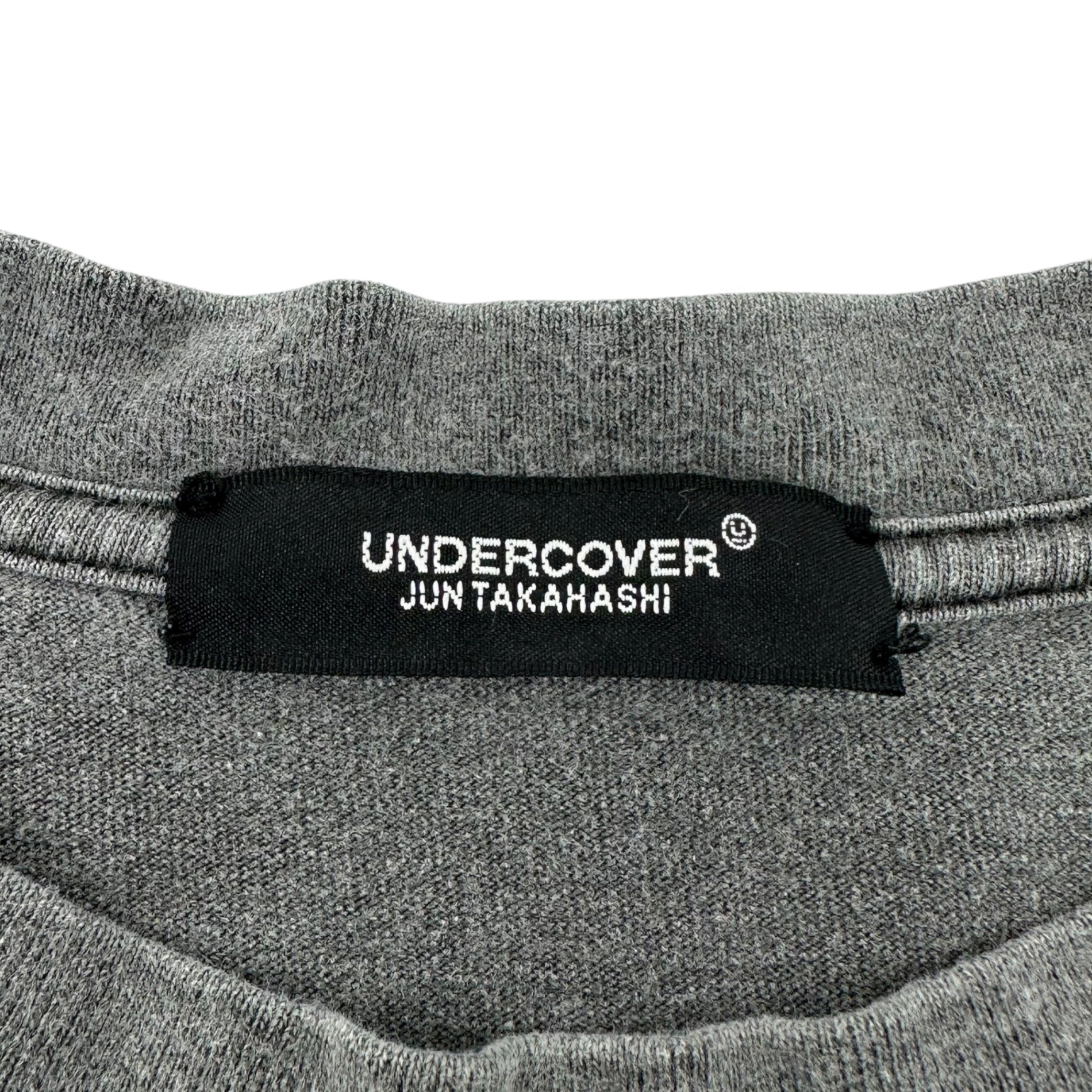 UNDERCOVER(アンダーカバー) 22SS ”DONT TOUCH ME” Tee フェード加工 半袖 Tシャツ UC1B9810-2 3 グレー