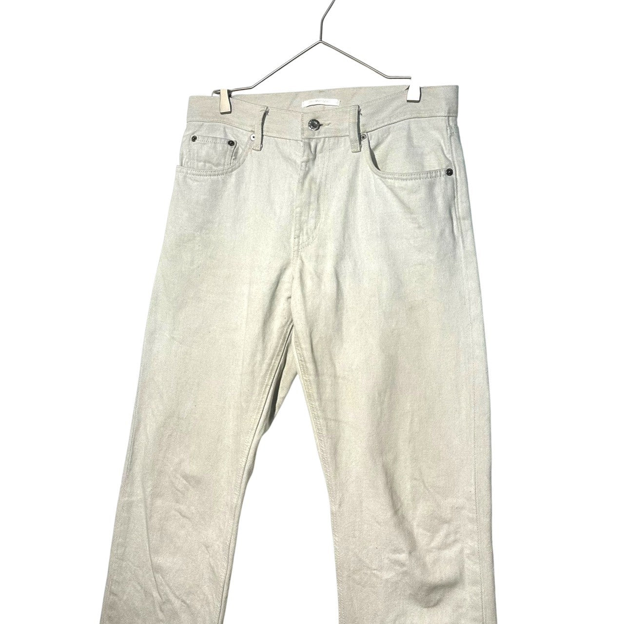 HELMUT LANG(ヘルムートラング) CLASSIC CUT Denim Pants クラシック カット ボタンフライ ストレート デニム パンツ 02-2360700-300-030 W30 ライトグレー リンクセオリージャパンタグ