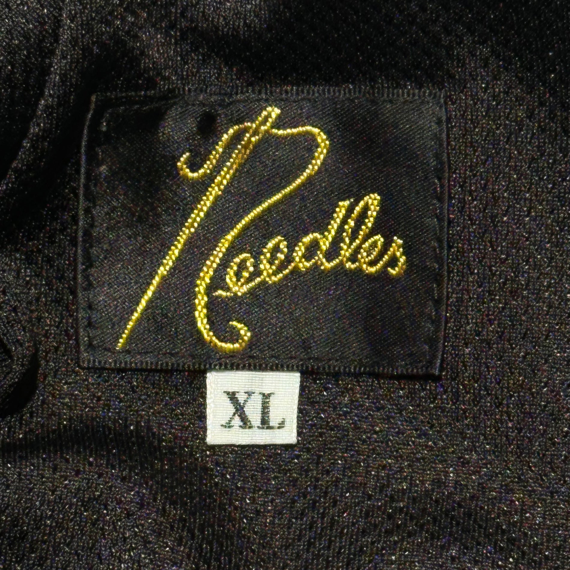 NEEDLES(ニードルズ) 22SS BEAMS Special Edition SWIM SHORTS ビームス別注 スイム ショーツ ハーフ パンツ KP362 XL ブラック パピヨン刺繍