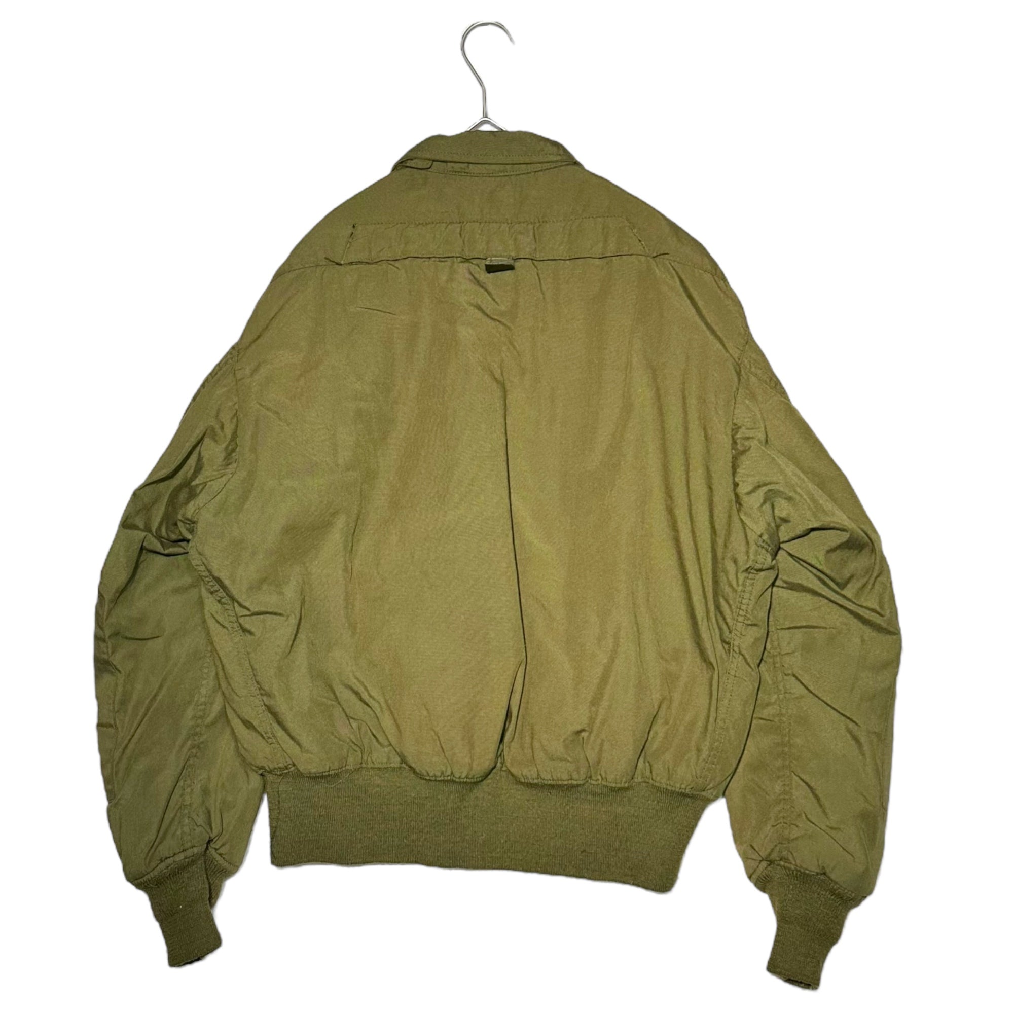 US ARMY(アメリカ軍) 80's Nomex Helicruff Light Jacket ノーメックス ヘリクルー フライト ジャケット 8415-01-074-9422 LARGE REGULAR オリーブ ミリタリー 80年代 ヴィンテージ 軍 放出品 DLA